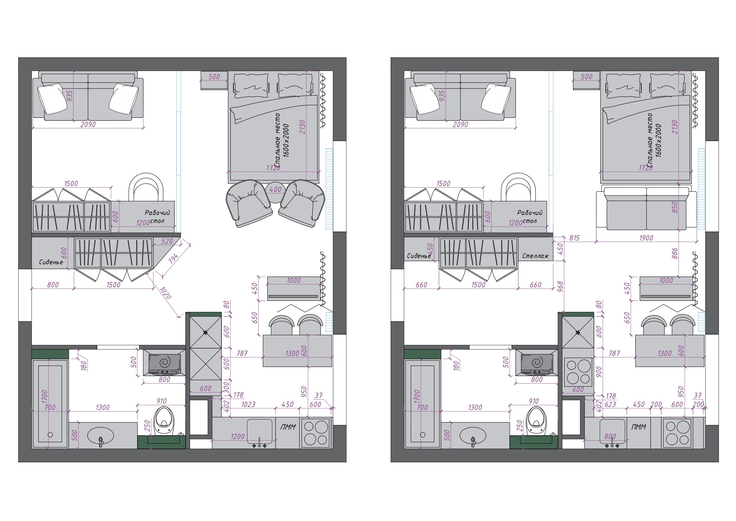 Планировочные решения. Дизайнер интерьеров Olala interior design