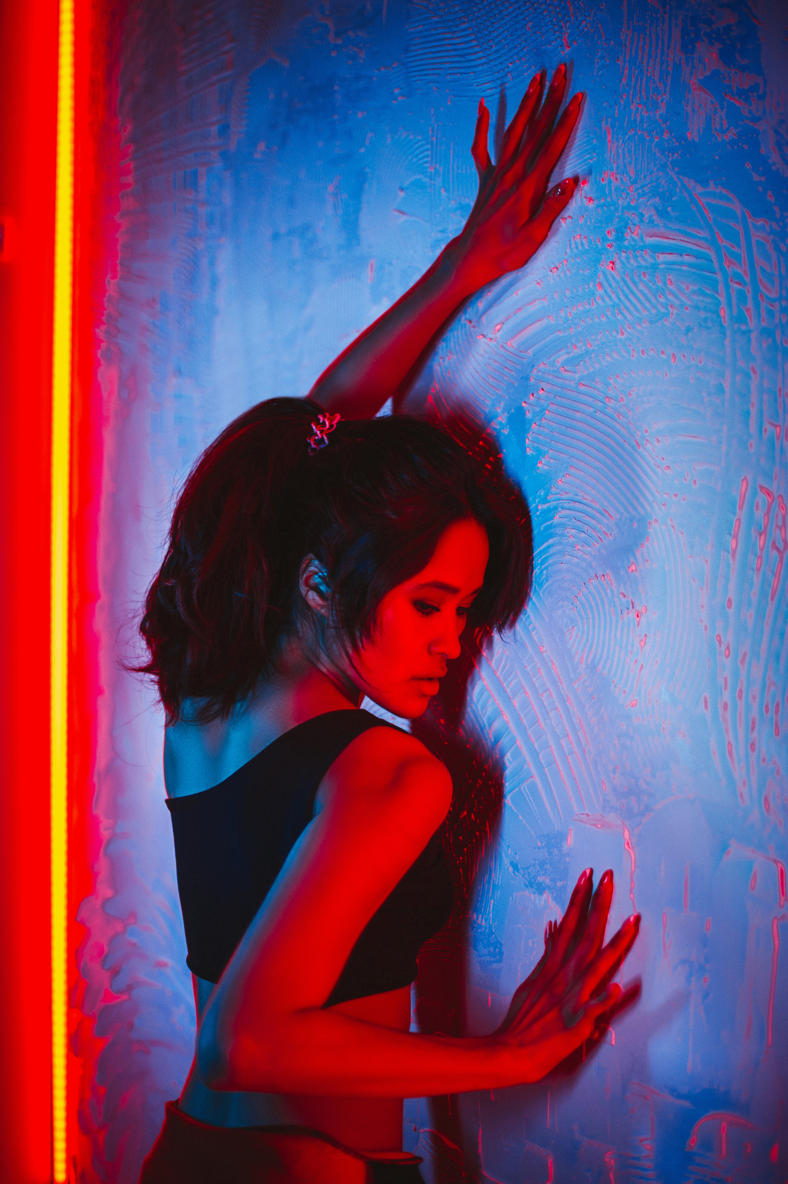 Фотосессия танца. Александр Mr.Brass — фотографирую женский портрет в Москве