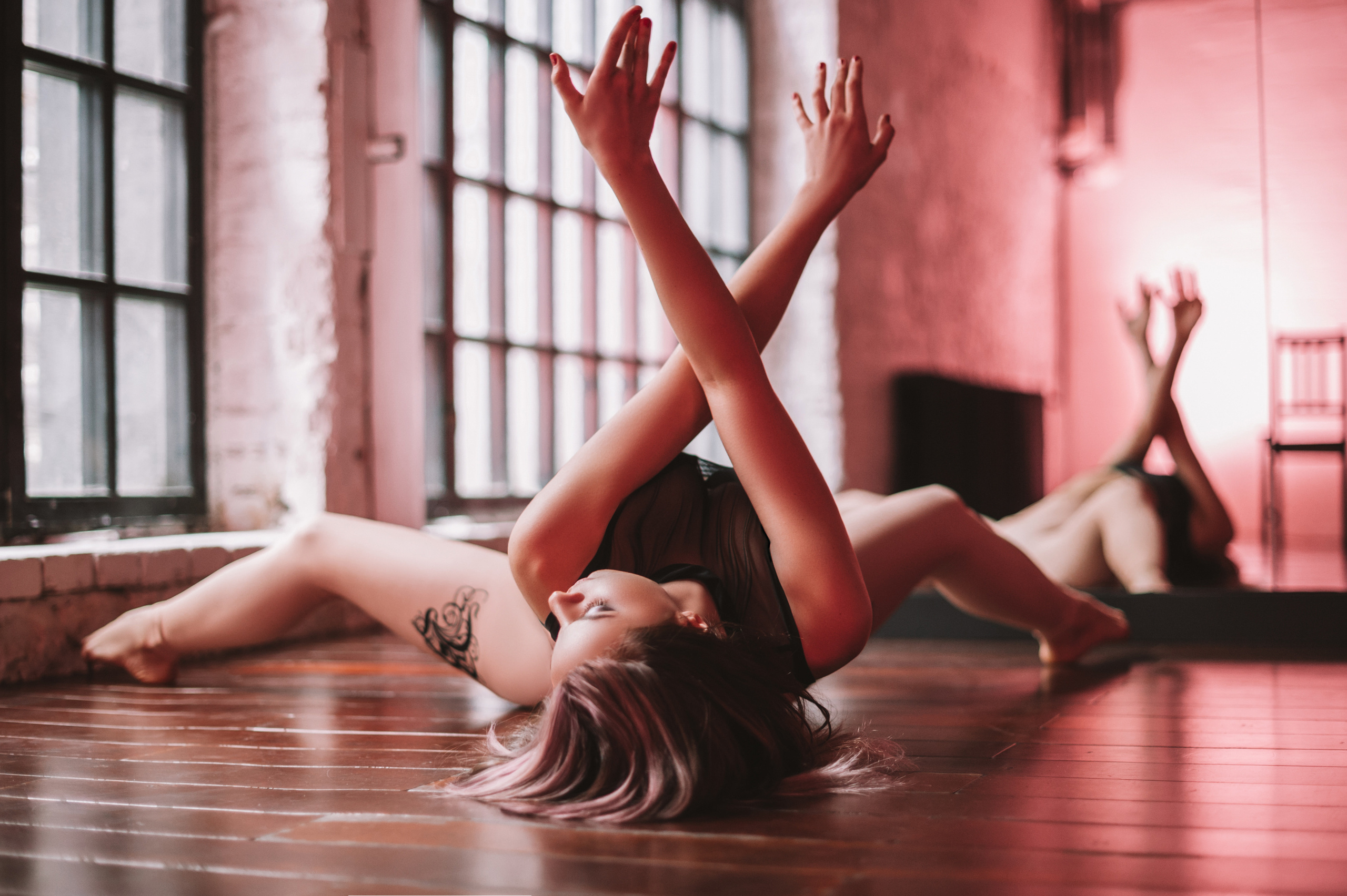 Фотосессия танца. Александр Mr.Brass — фотографирую женский портрет в Москве