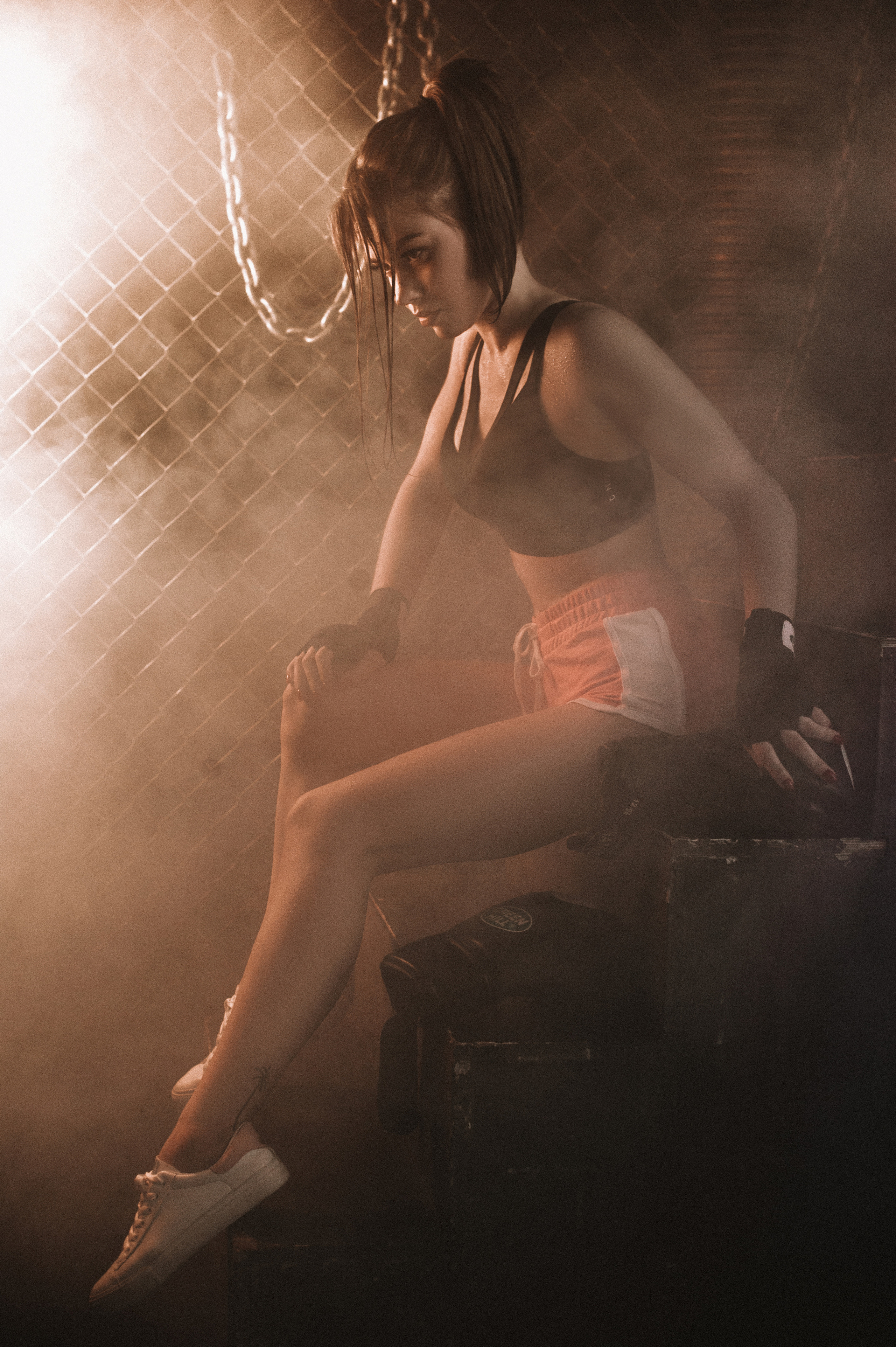 Спортивная фотосессия. Александр Mr.Brass — фотографирую женский портрет в Москве