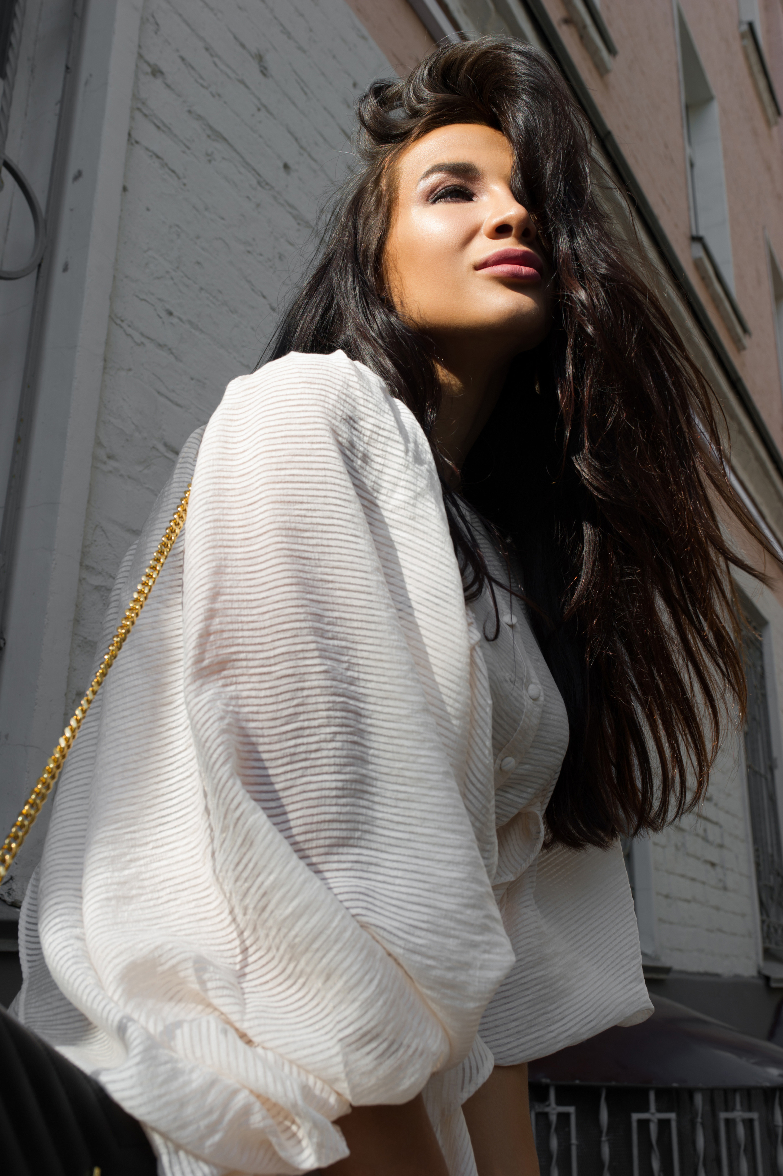 Прогулочная съемка. Александр Mr.Brass — фотографирую женский портрет в Москве