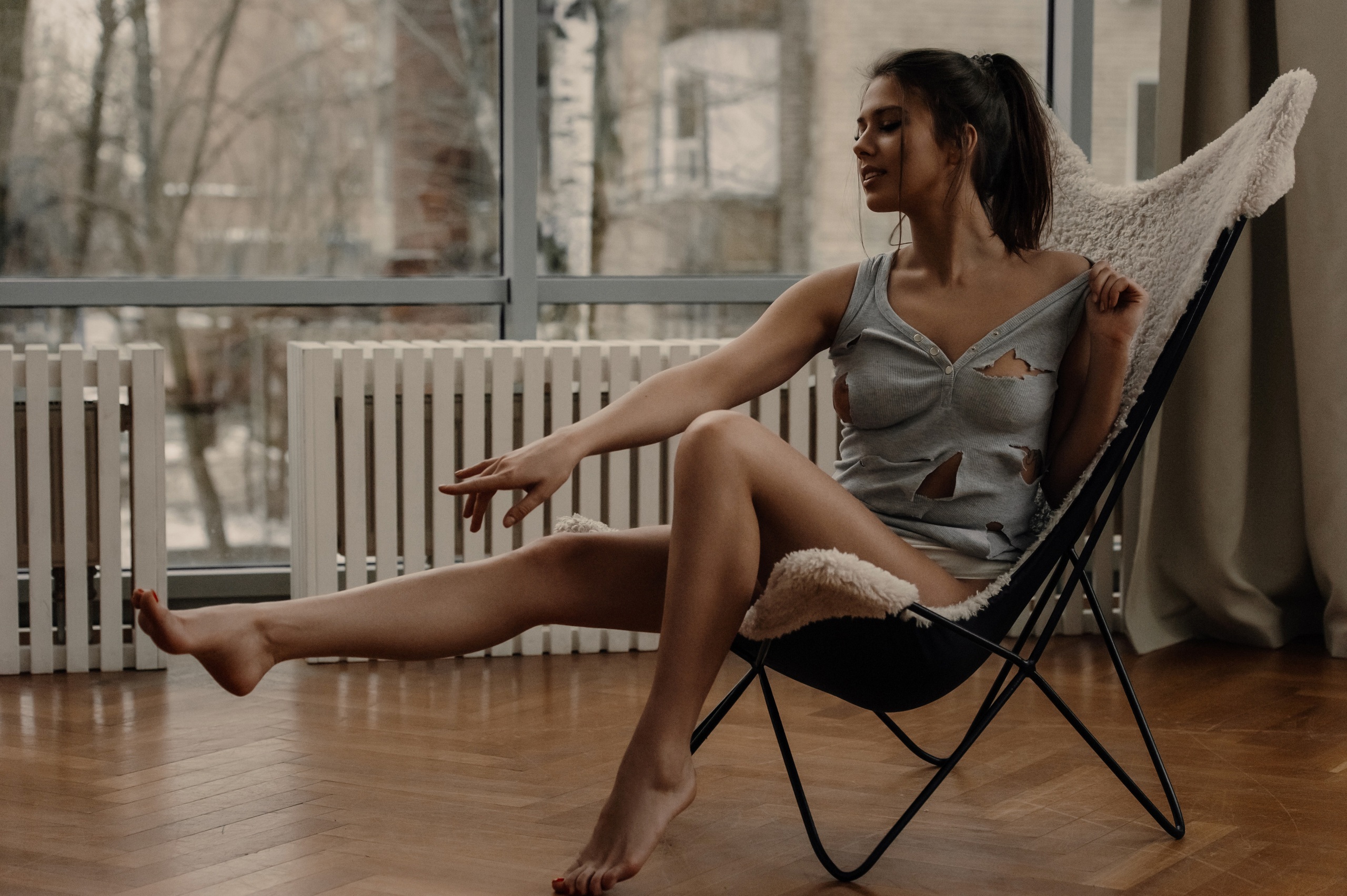 Фотосессия в стиле минимализм. Александр Mr.Brass — фотографирую женский портрет в Москве