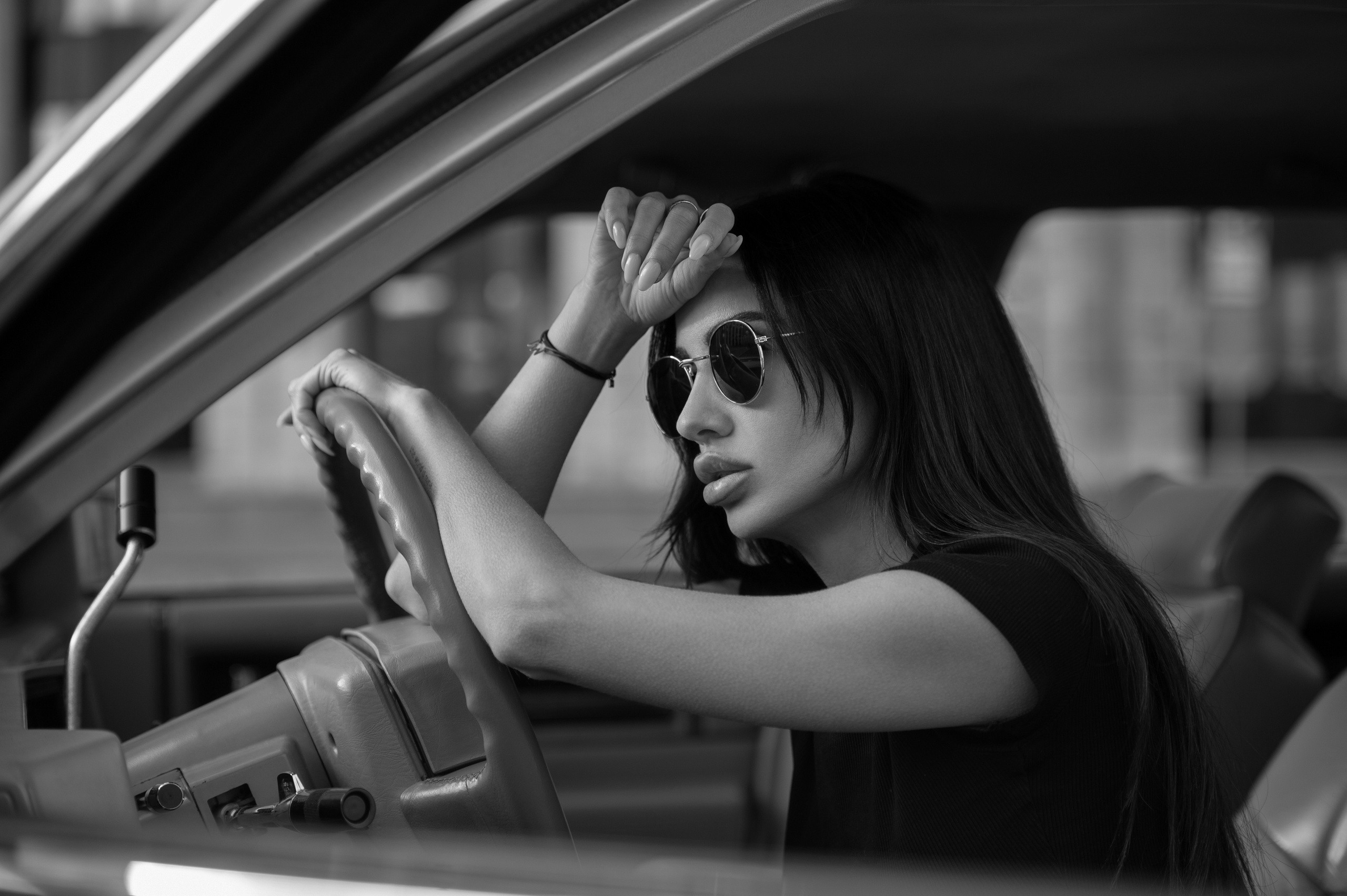 Фотосессия с авто. Александр Mr.Brass — фотографирую женский портрет в Москве