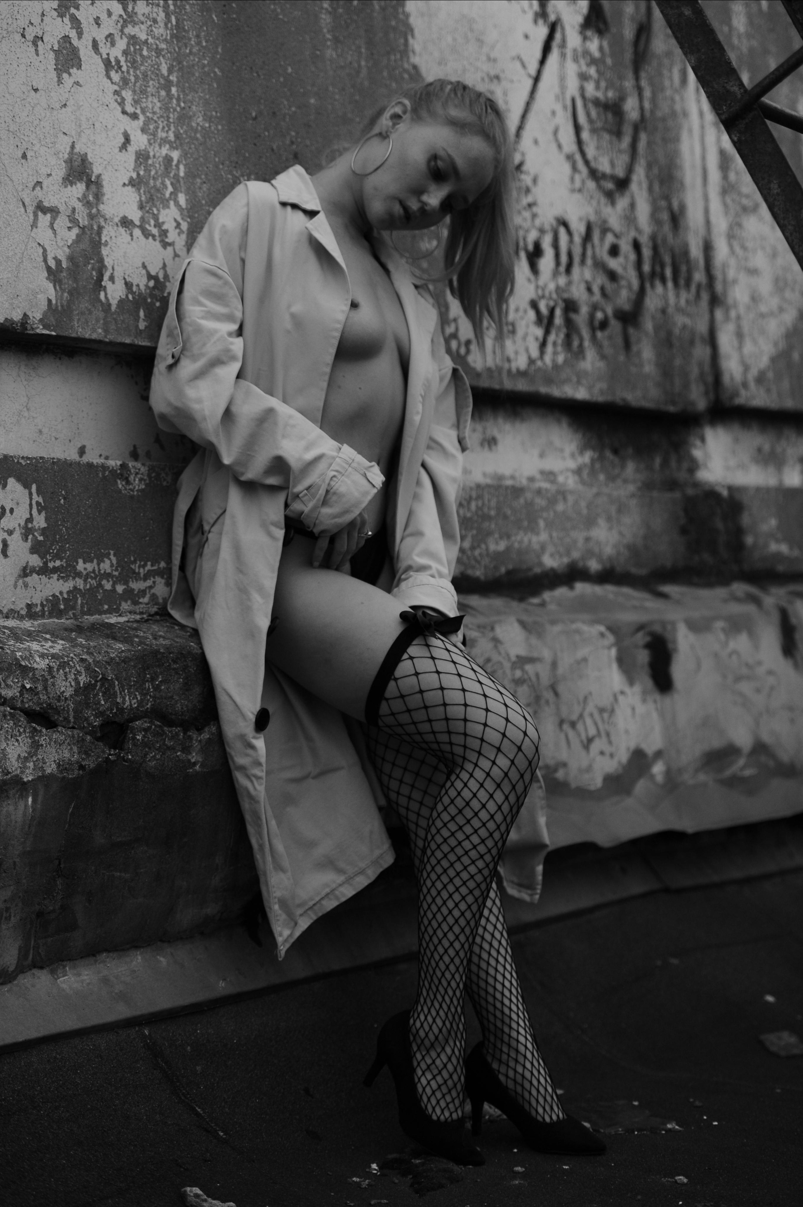 Фотосессия на крыше. Александр Mr.Brass — фотографирую женский портрет в Москве