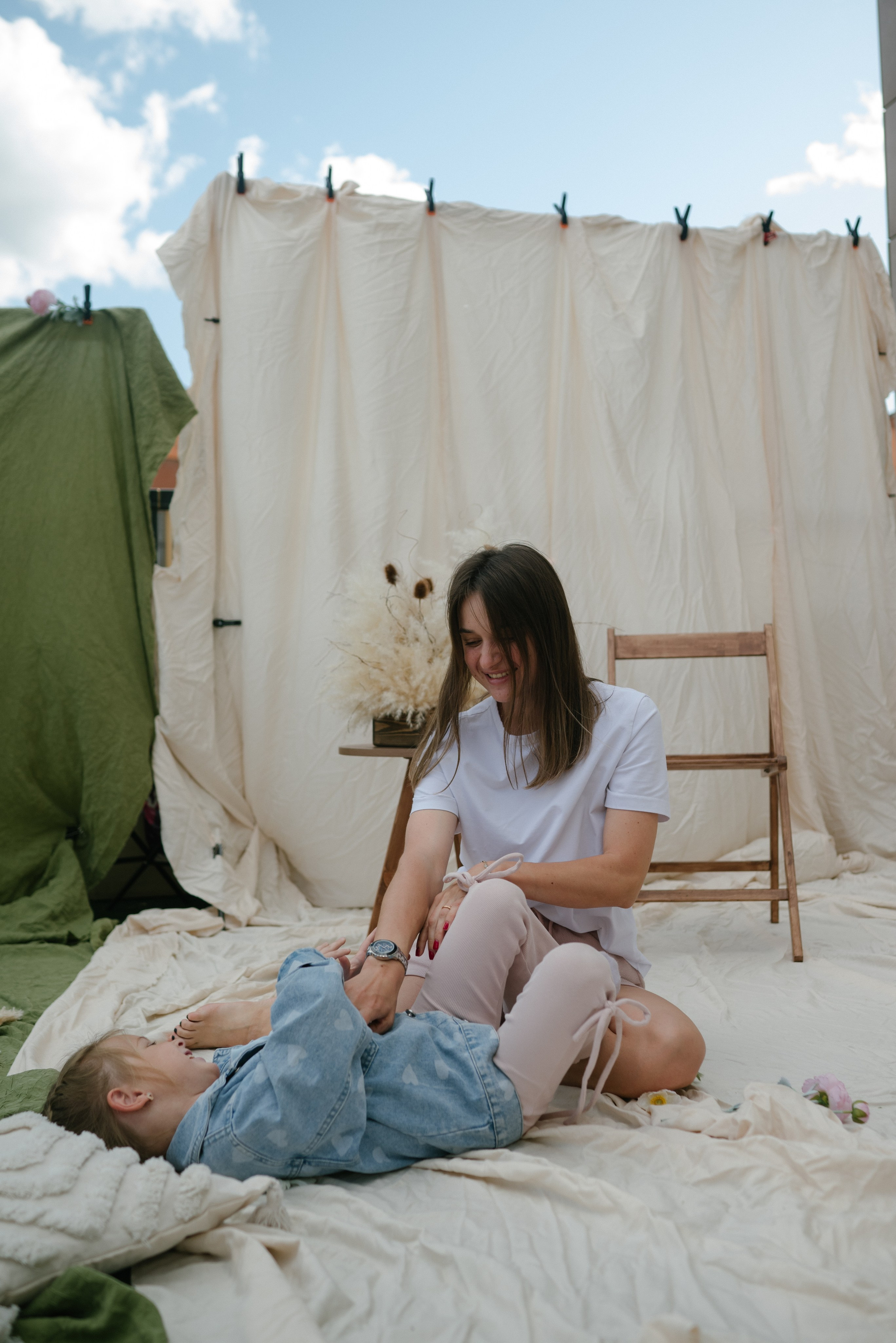 На крыше. Семейный и детский фотограф в Москве Князева Диана