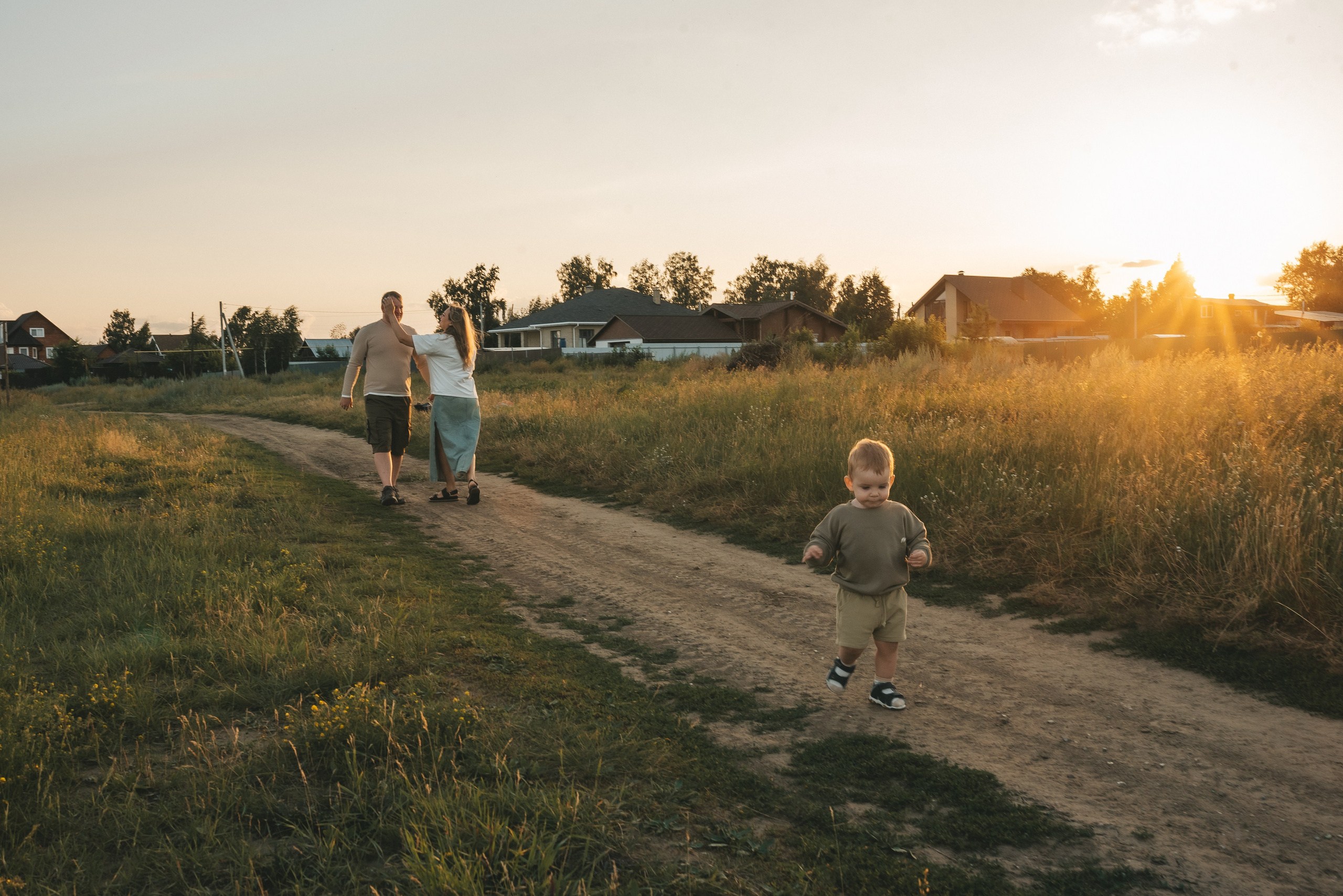Маша Андрей Женя. Семейная фотосессия в Новосибирске от фотографа Ольги Коваль