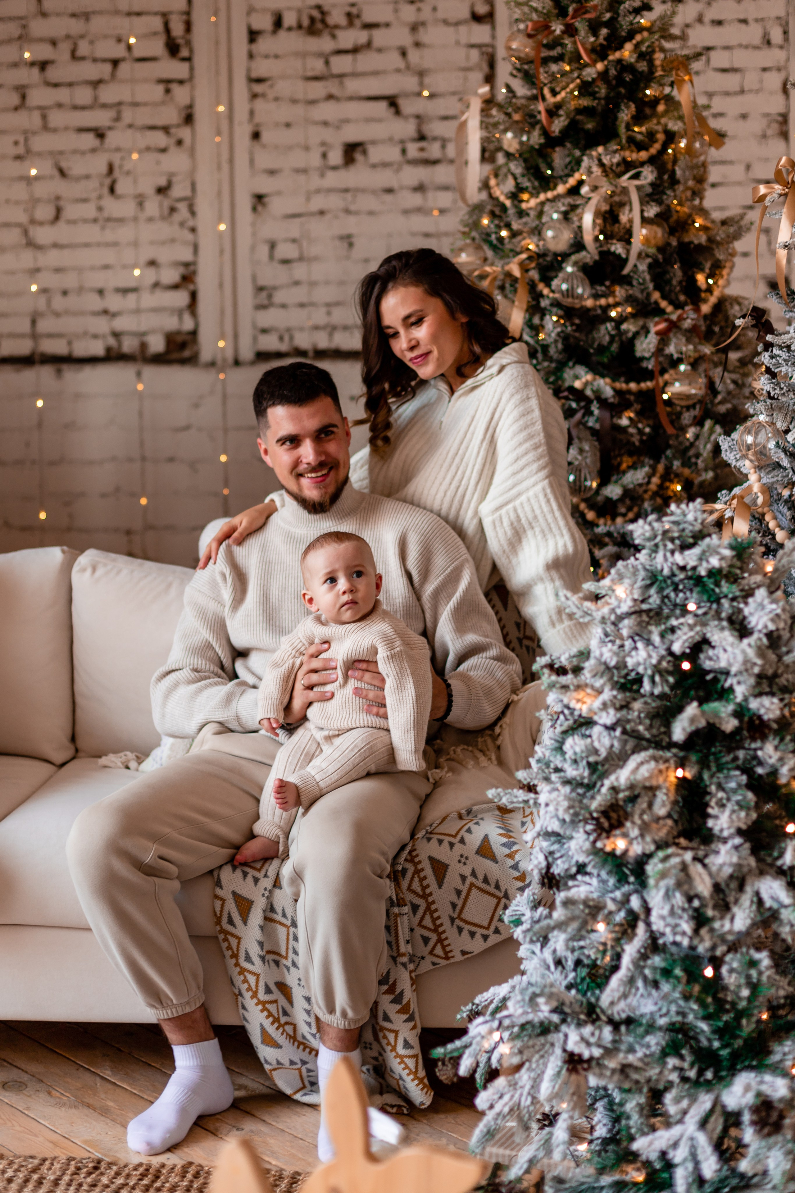 Семейная Новогодняя фотосессия. Семейный и детский фотограф в Хабаровске Алевтина Проскурякова