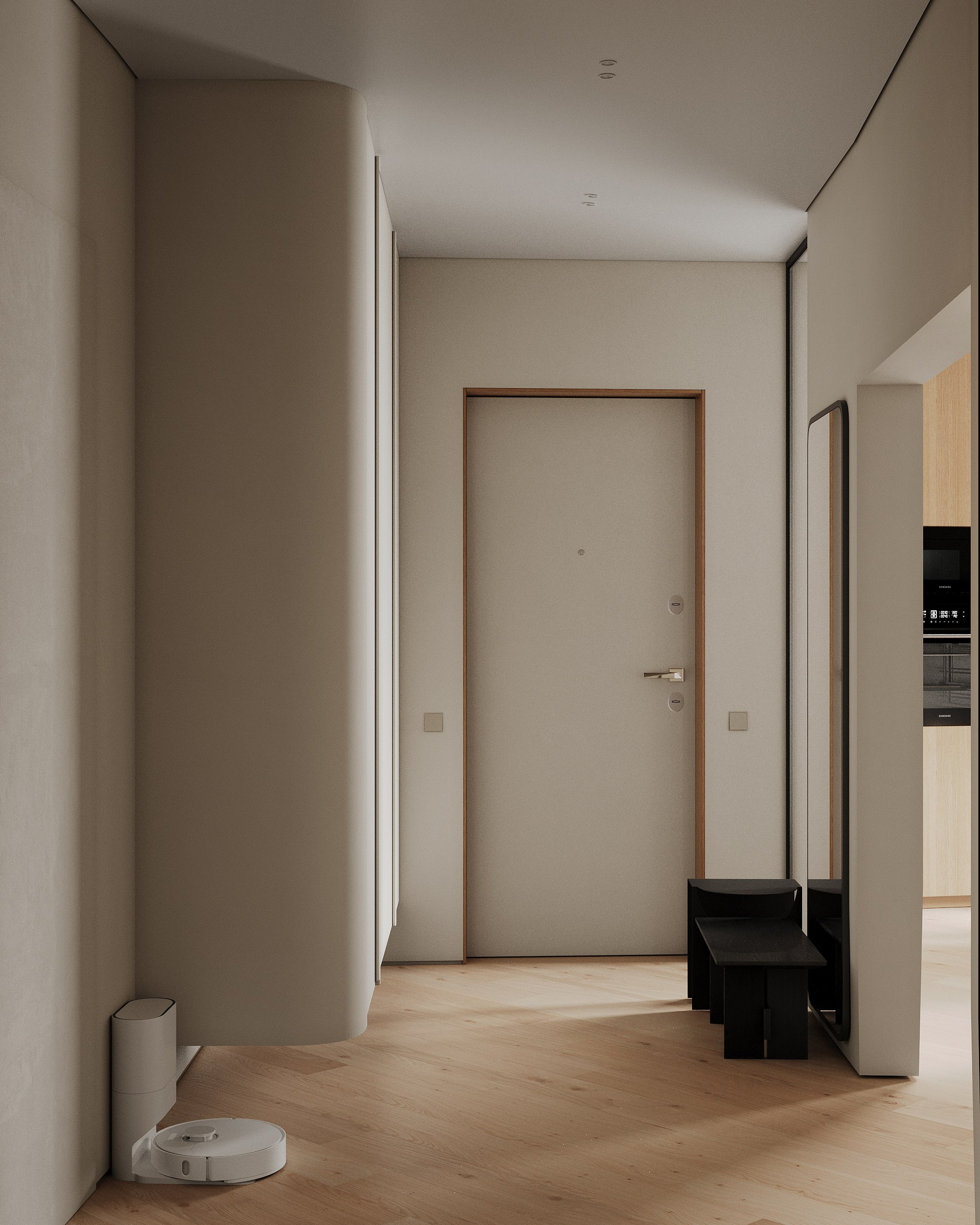 Минималистичная кухня. Светлая кухня. Стильная кухня. Много дерева. Светлое дерево. Минимализм. Дизайн кухни.дизайн интерьера, современный стиль, минимализм, скандинавский стиль, кухня, гостиная, interior design, minimalism, kitchen