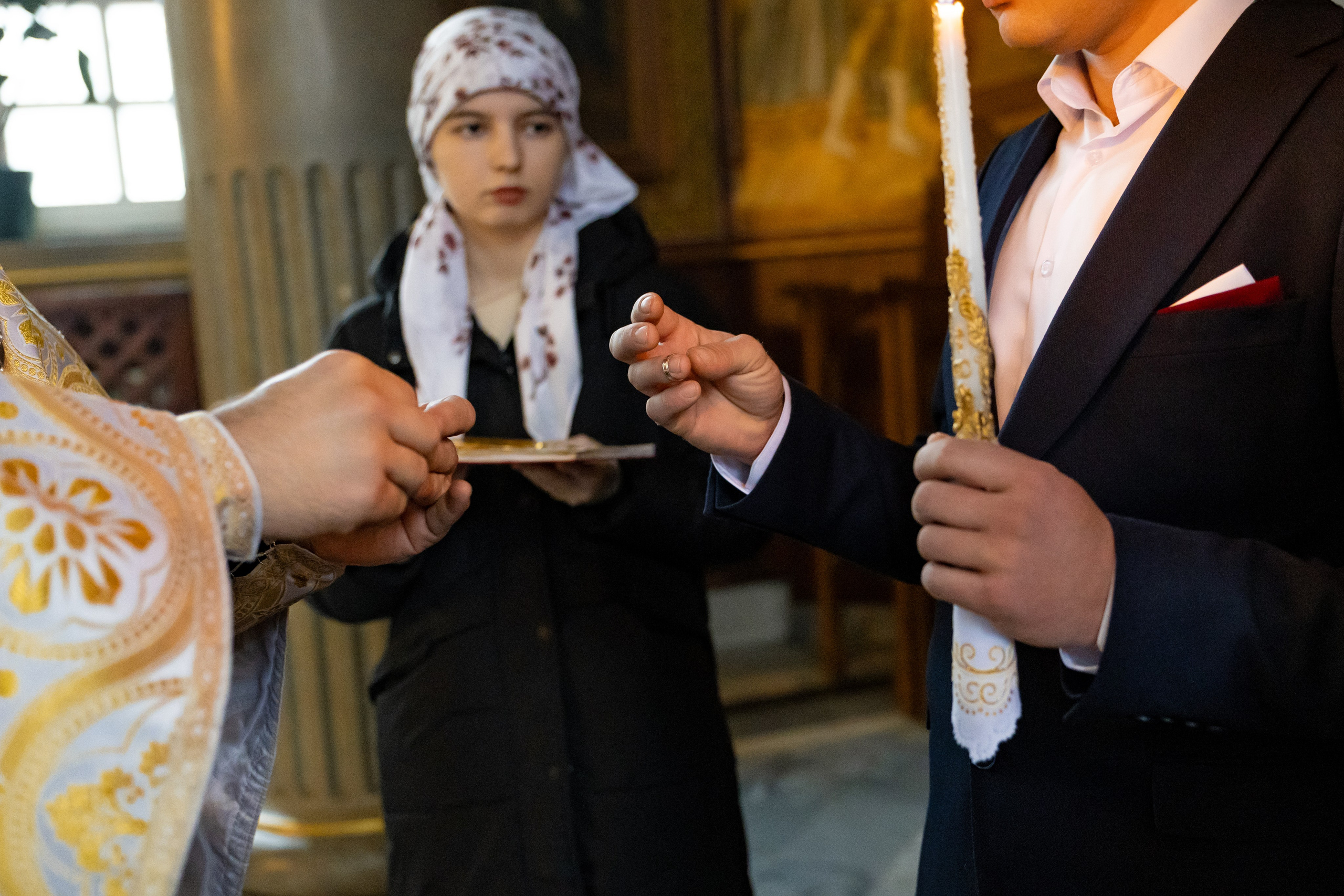 Венчание в Преображенском соборе. Фотограф Белгород