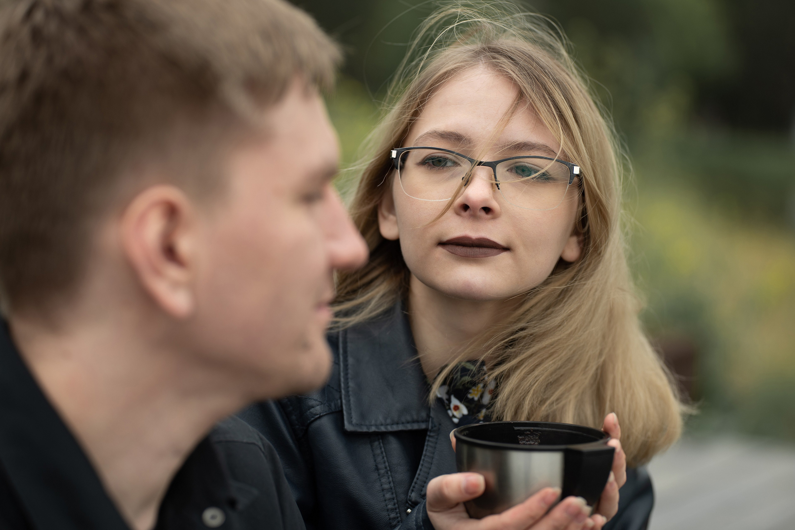 Свидание с чашечкой чая на природе.