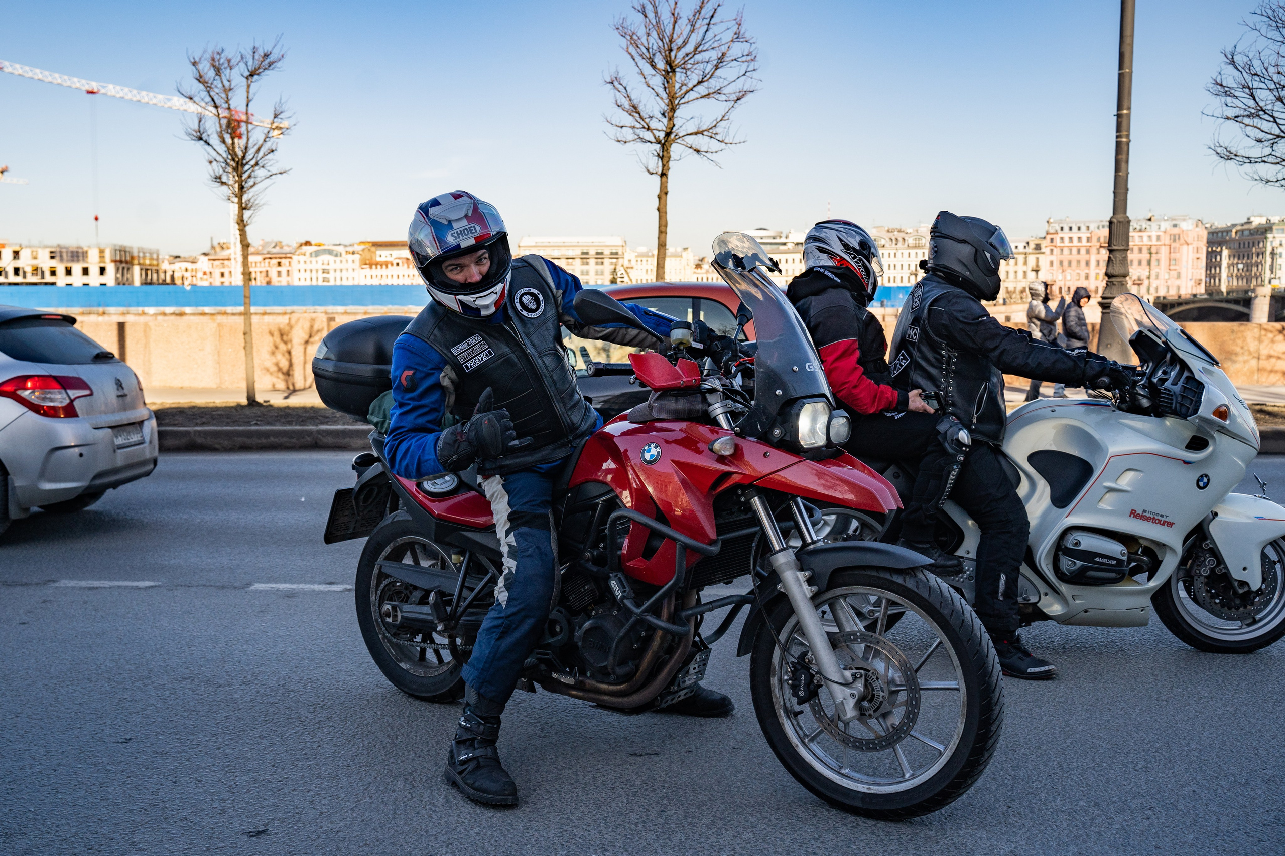 Весенний прохват мотоклуба Normans Riders MC. Концертный и репортажный фотограф в Санкт-Петербурге Слава Пахомов