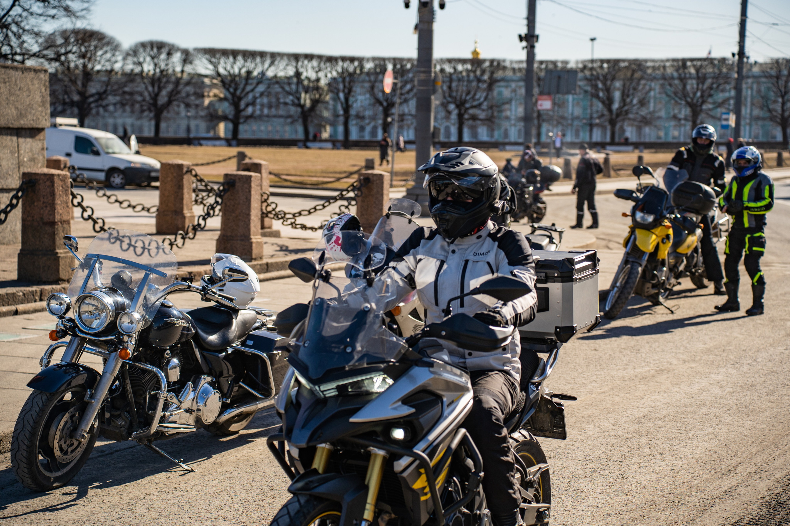 Весенний прохват мотоклуба Normans Riders MC. Концертный и репортажный фотограф в Санкт-Петербурге Слава Пахомов