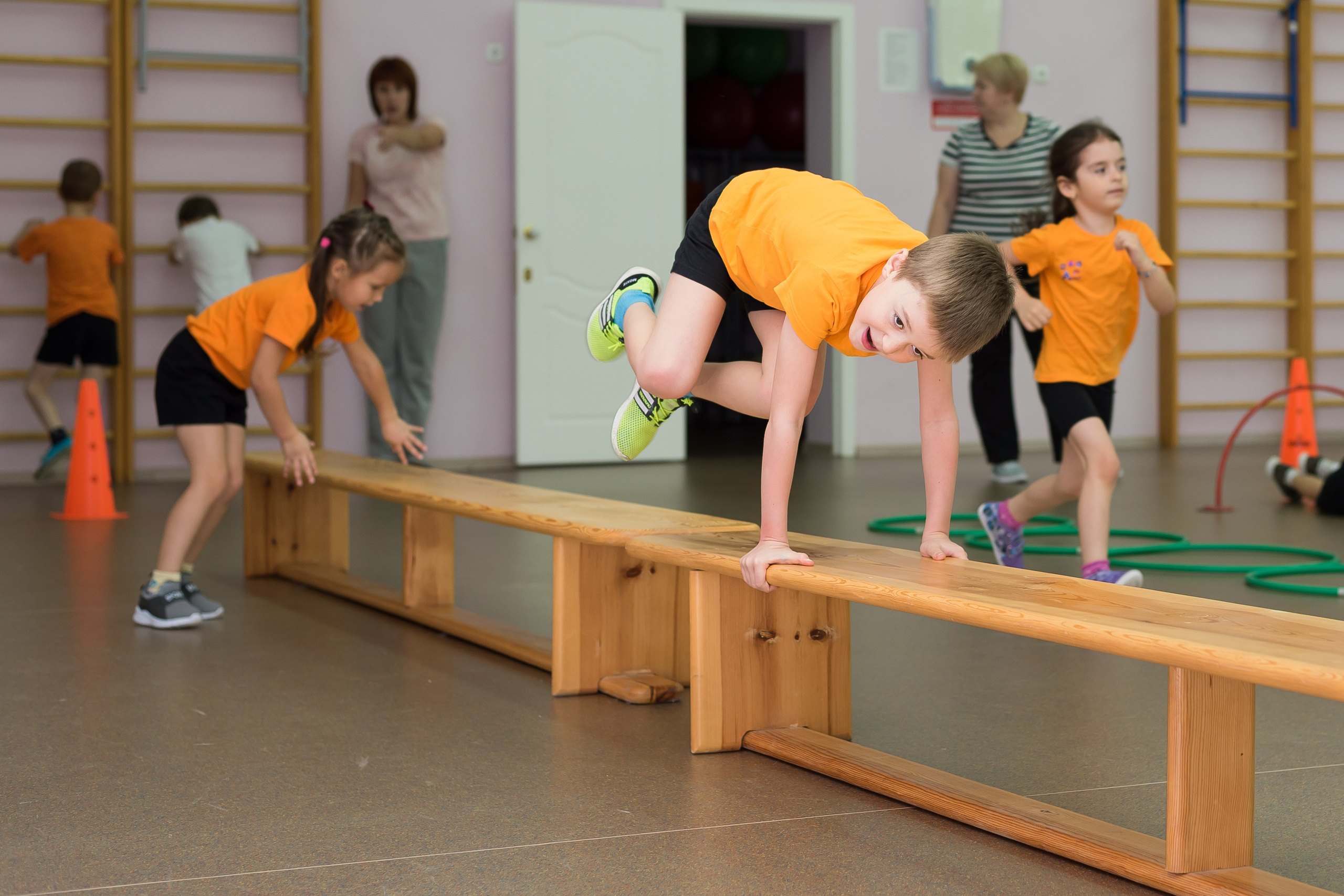 Фотосъёмка занятий физкультурой. Детский фотограф в Екатеринбурге и Берёзовском Евгений Кондаков