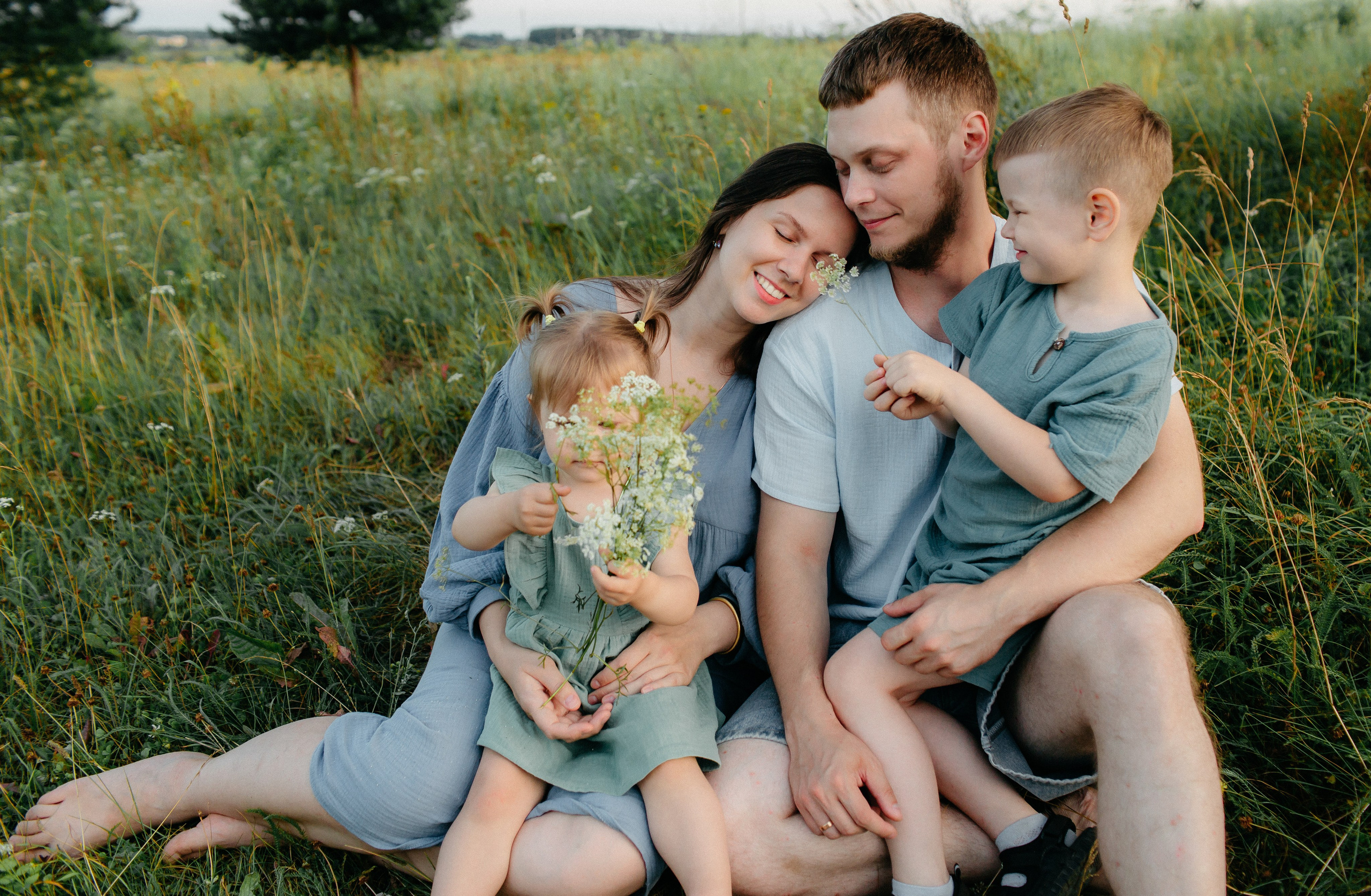 Никита, Настя, Добрыня и Злата. Свадебный и семейный фотограф Иваново Елена Угодина