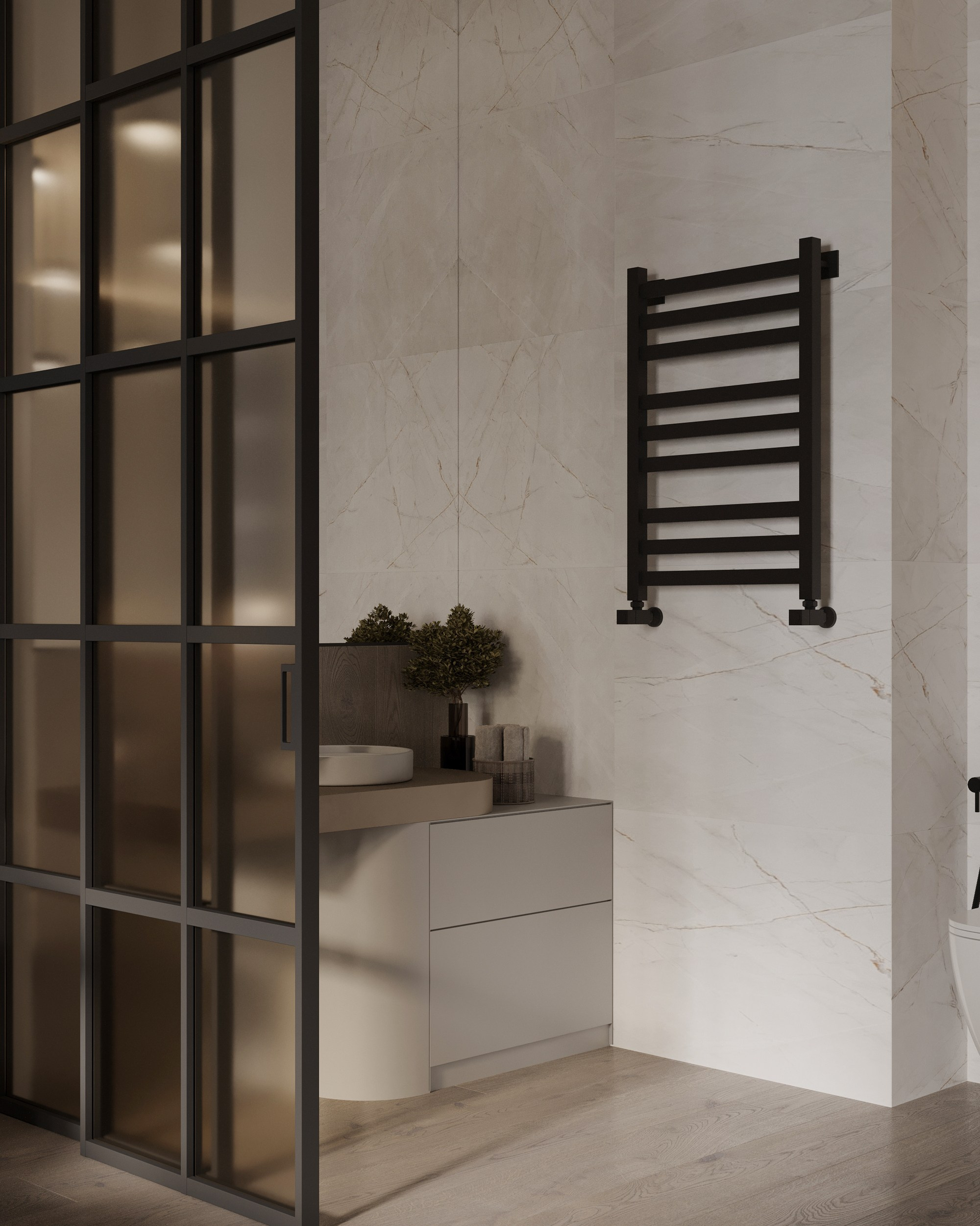 ЖК «Серебряный фонтан» г. Москва. Квартира 70 кв. м. Цель: сдача в аренду на высокий чек. Дизайн интерьеров, строительство, ремонт домов и квартир в Геленджике