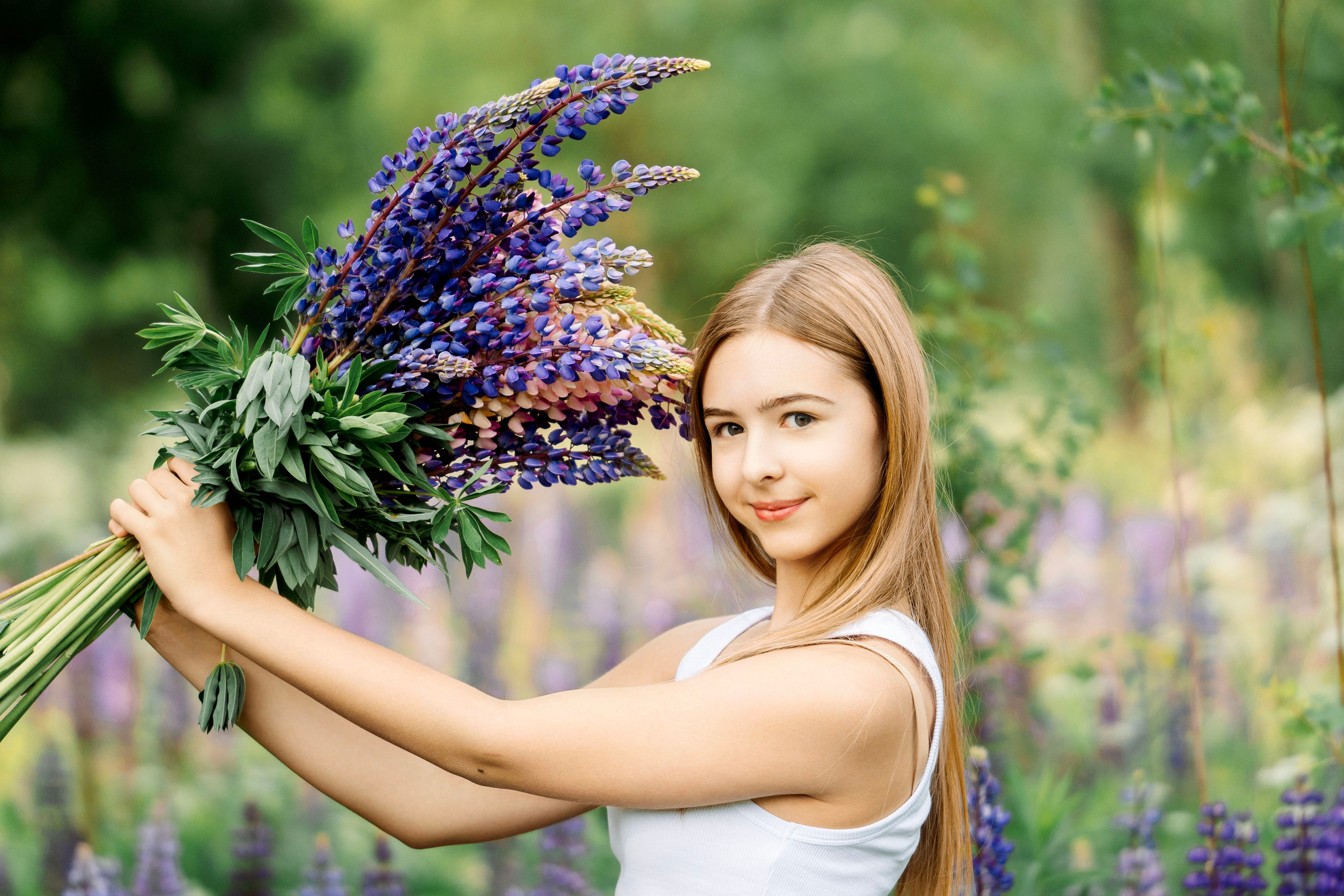 Люпины. Фотограф Юлия Попова