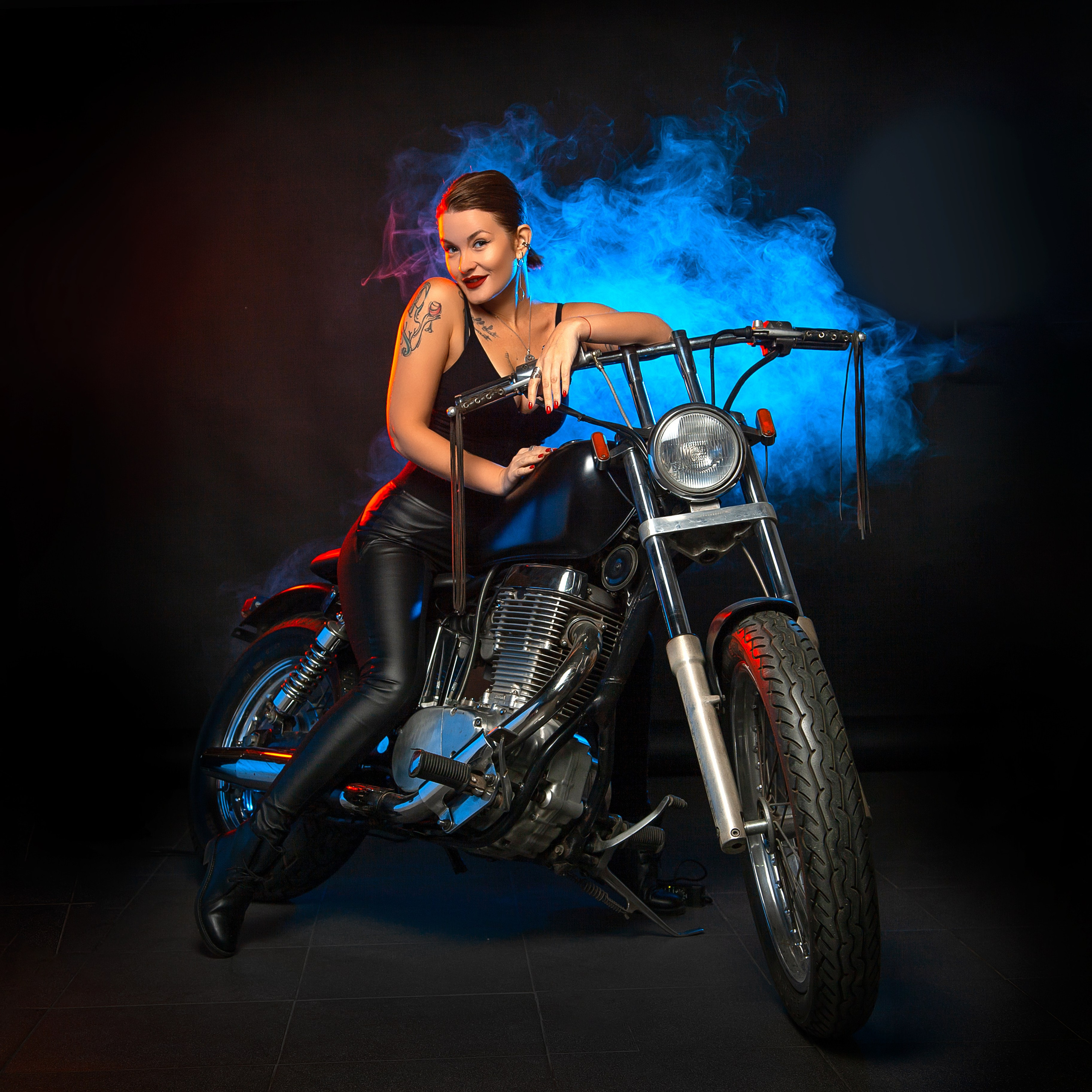 Мото-дым. Фотограф Мария Кольцова