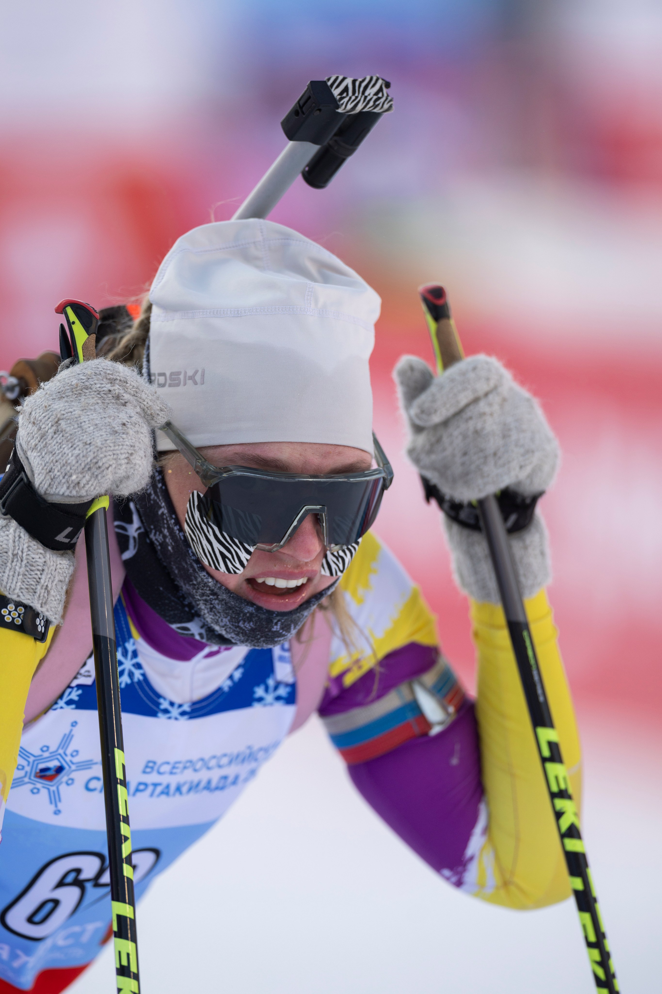 Всероссийская спартакиада по биатлону. Спринт. Женщины. Спортивный репортажный фотограф Казань Нафис Сиразетдинов