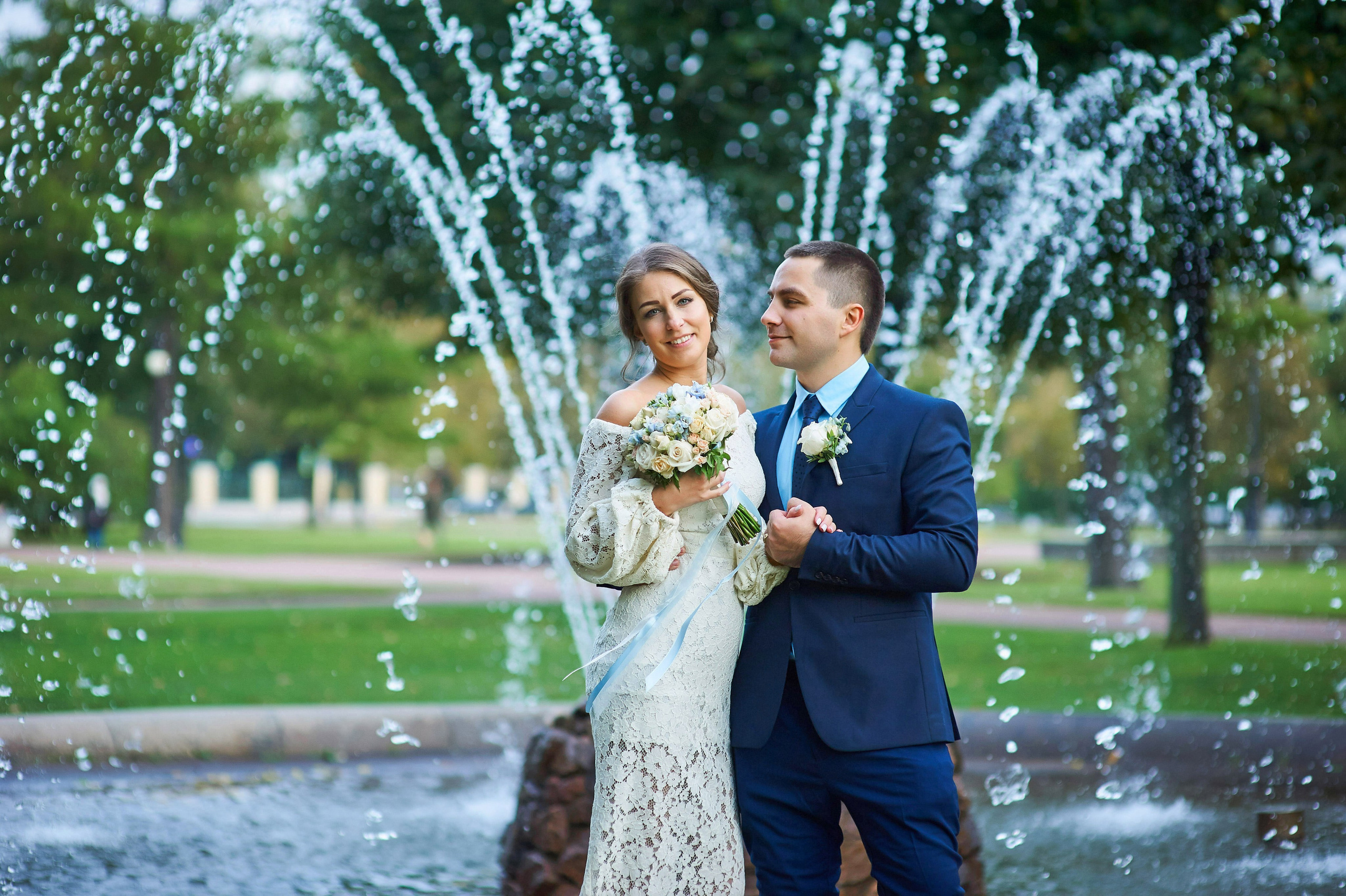 Свадебная фотосессия в студии. Портретный, семейный и свадебный фотограф в Санкт-Петербурге и в Пушкине Ширяев Денис