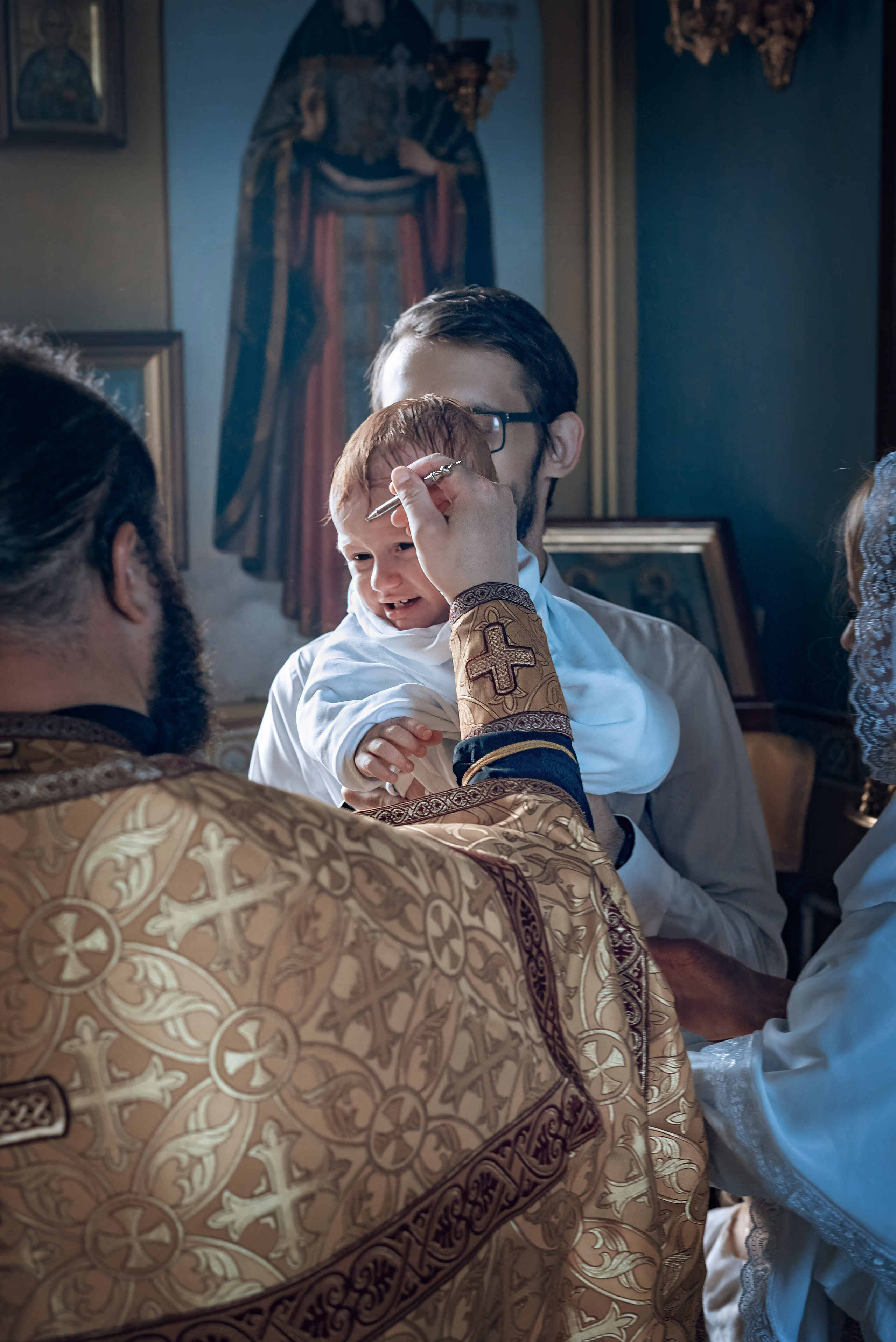 Съемка крещения в Красноярске. Фотографы крещения/венчания  Красноярск Татьяна и Вячеслав Переваловы