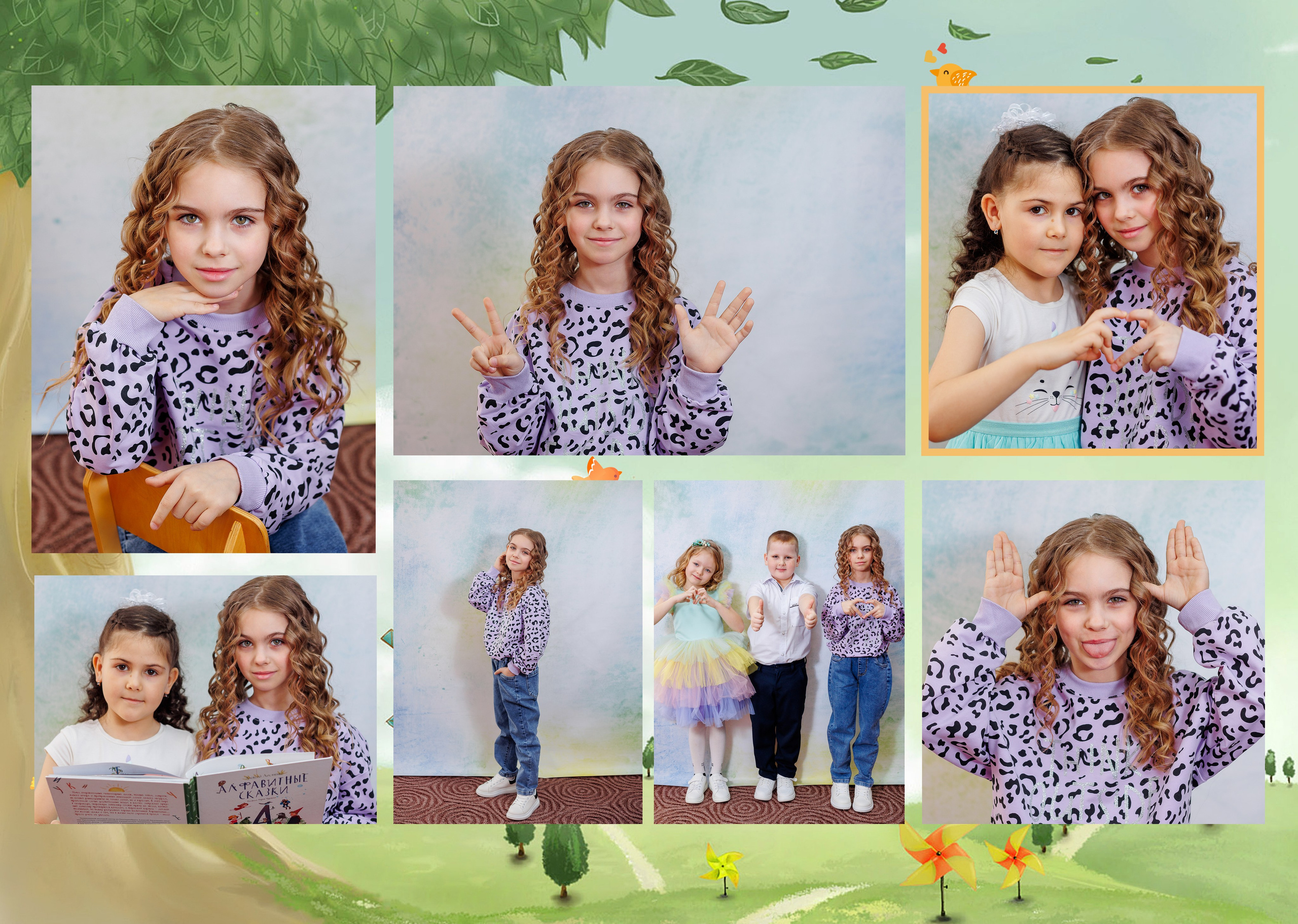 Выпускной альбом для детского сада. Семейный фотограф в Саратове Юлия Охотникова