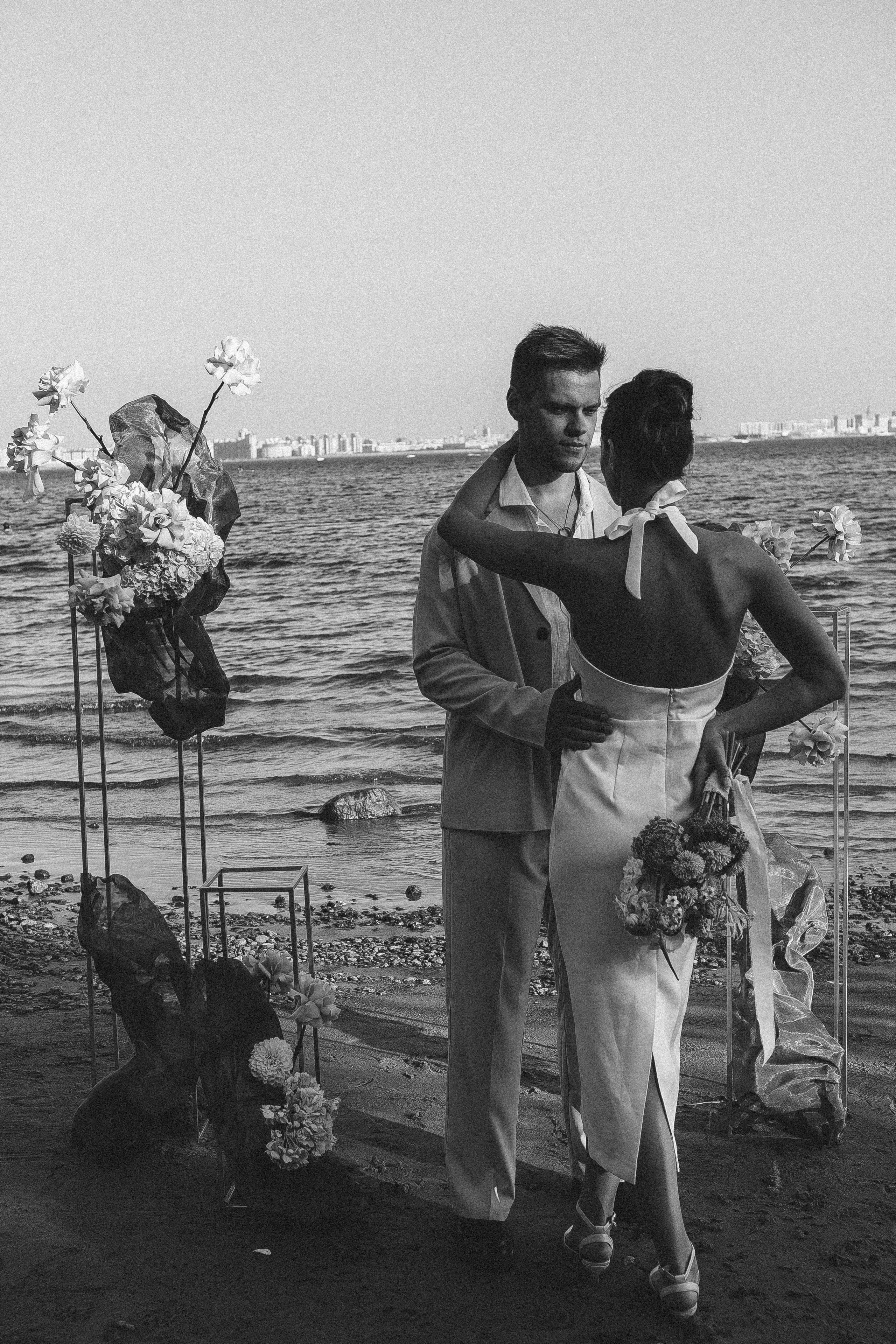 СВАДЕБНАЯ ФОТОСЕССИЯ ВЫЕЗДНОЙ ЦЕРЕМОНИИ (ФИНСКИЙ ЗАЛИВ). Профессиональный фотограф, Санкт-Петербург — Виктория Богомолова