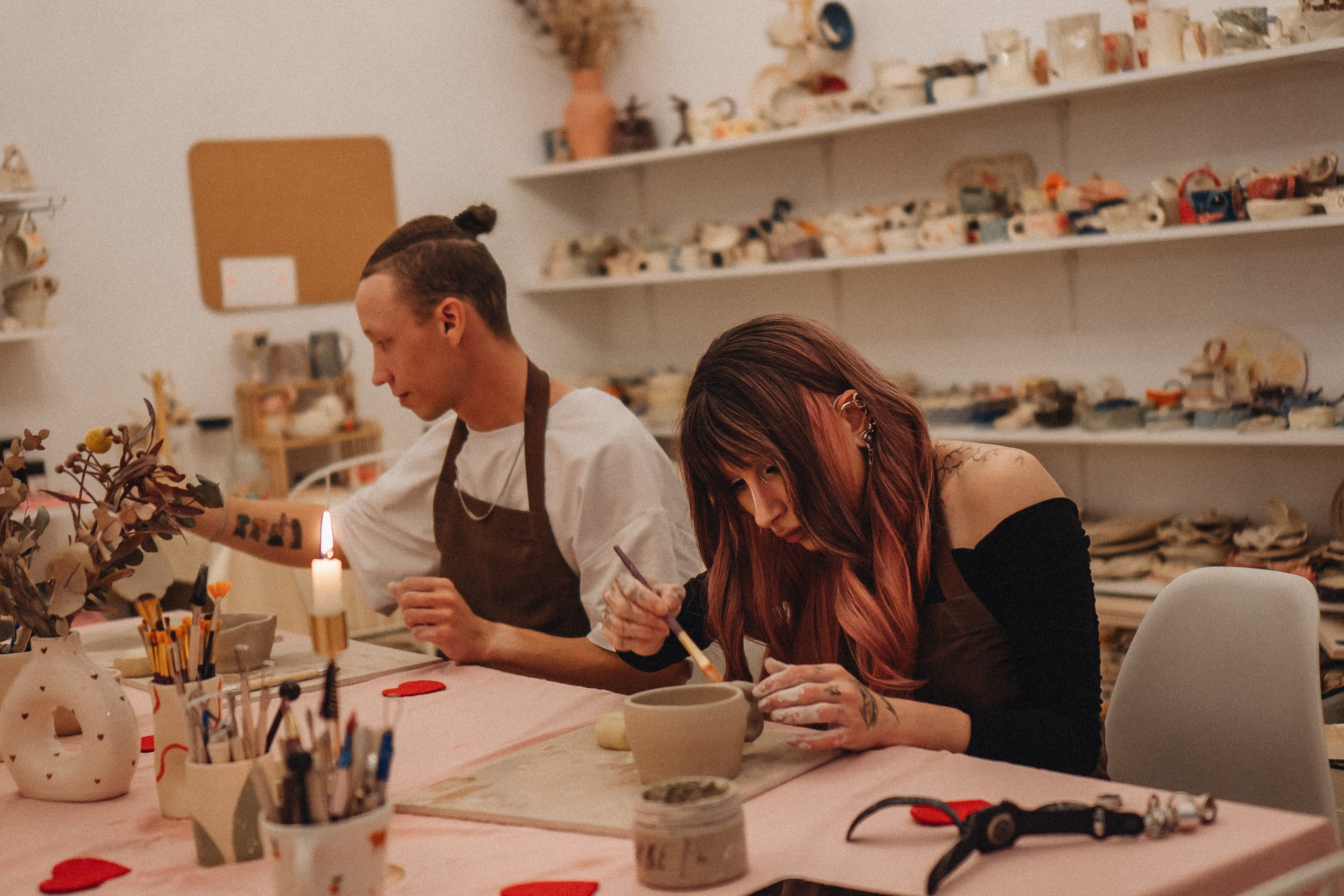 СВИДАНИЕ В ГОНЧАРНОЙ МАСТЕРСКОЙ. Профессиональный фотограф, Санкт-Петербург — Виктория Богомолова