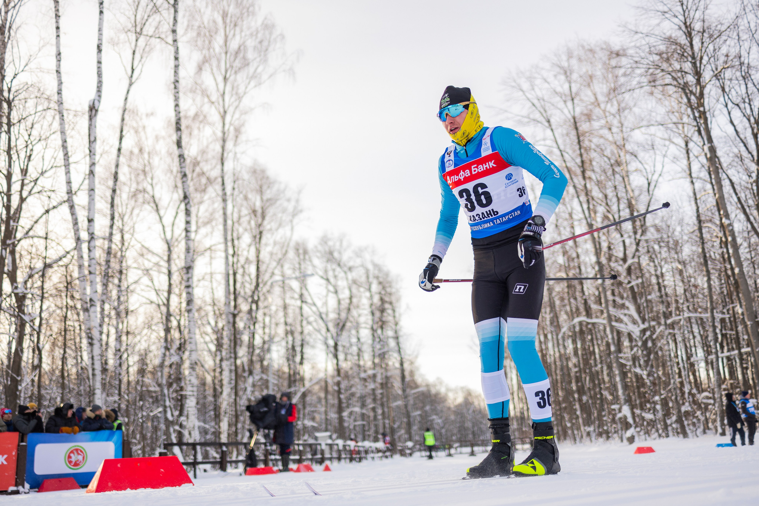 Кубок России по лыжным гонкам. Мужчины скиатлон. Спортивный репортажный фотограф Казань Нафис Сиразетдинов