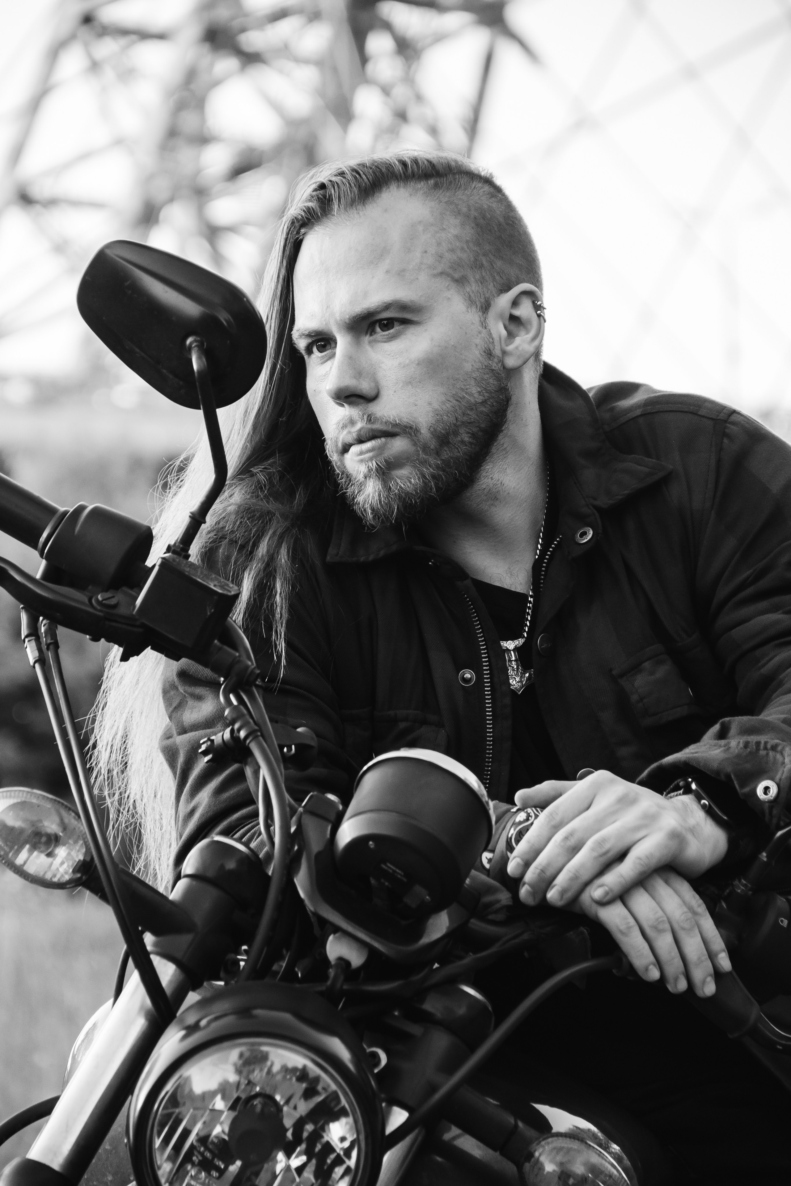 Иван и Harley Davidson. Наталия Фролова. Фотограф. Москва