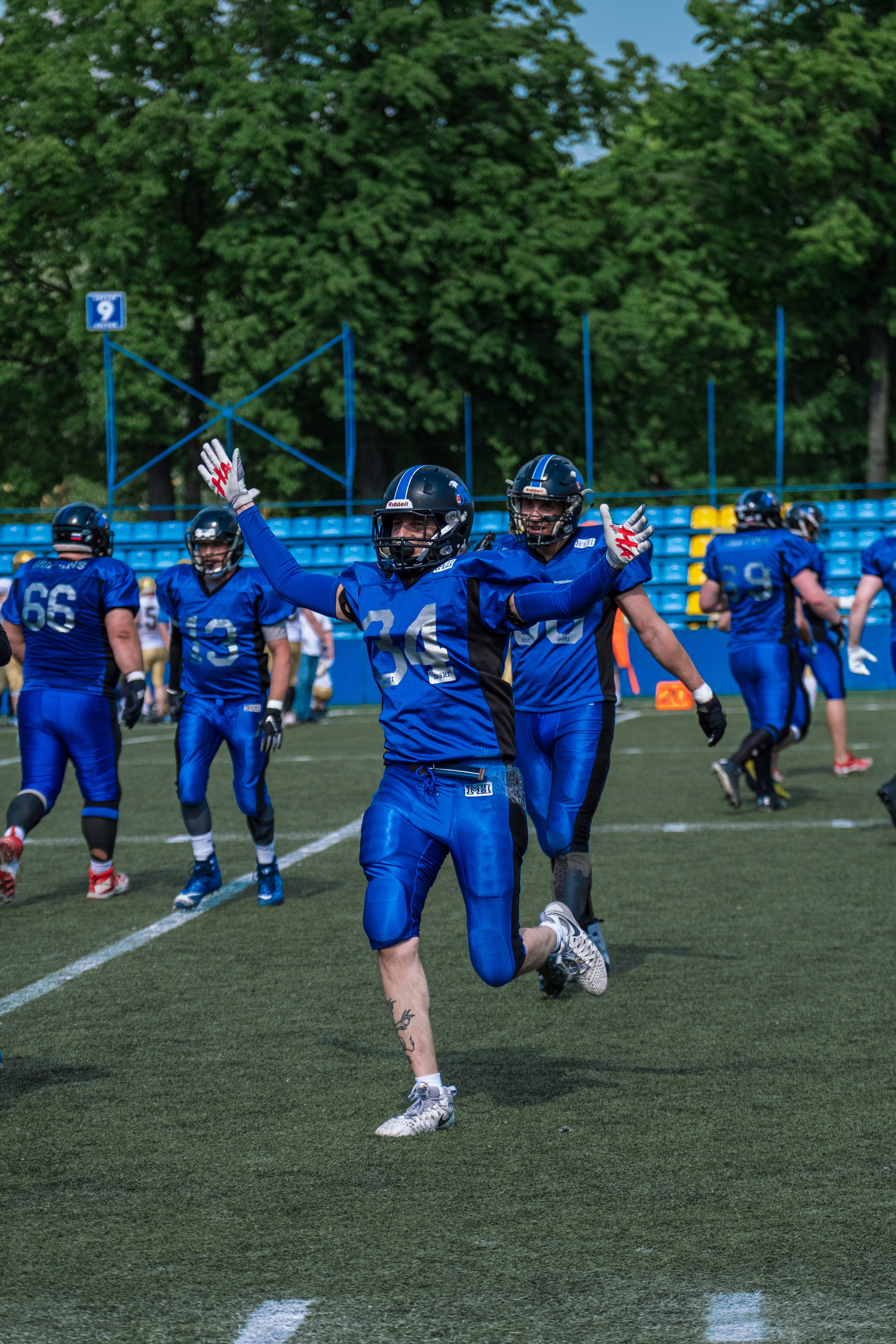 Американский футбол. Грифоны-Северный Легион. Спортивный и портретный фотограф в Санкт-Петербурге Дарья Кашина