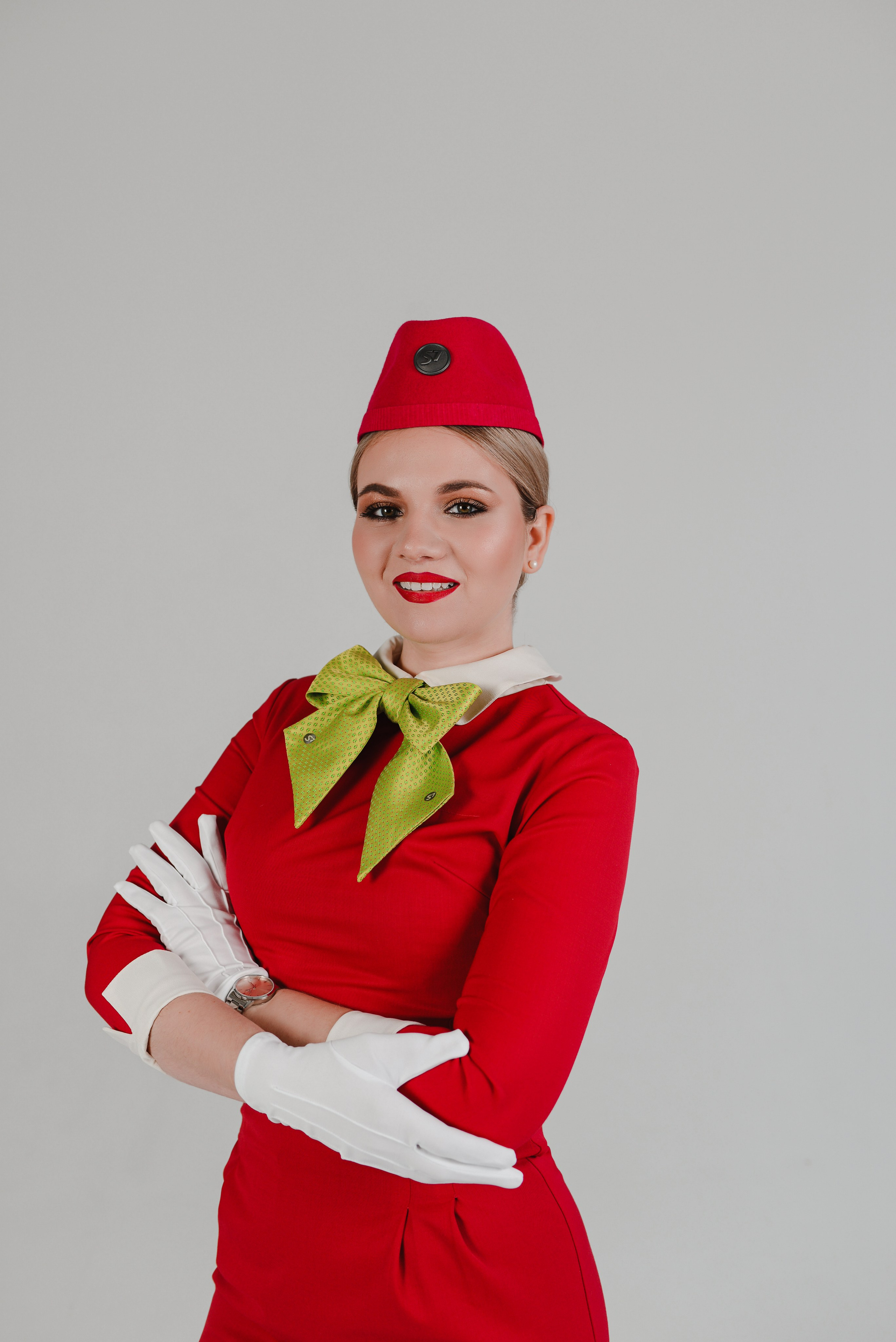 Стюардесса по имени Полина. Фотограф Ярута Оксана / Ростов-на-Дону