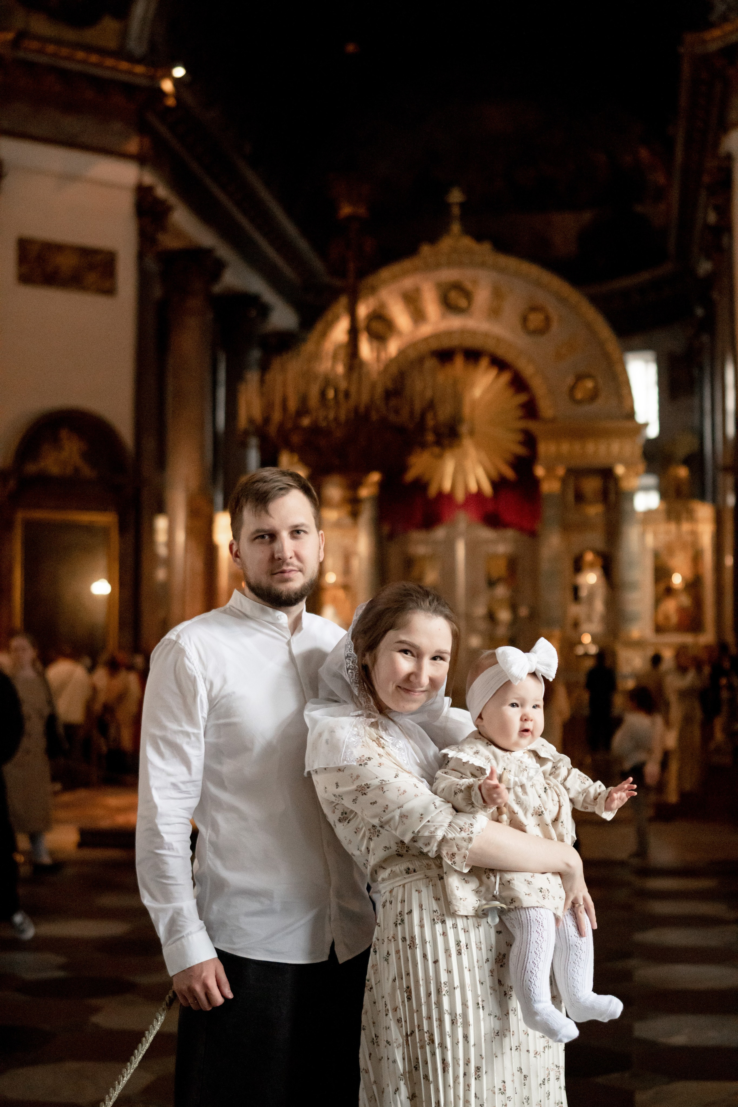 Съёмка Таинства Крещения в Казанском соборе. Семейный фотограф и видеограф Алёна Ким