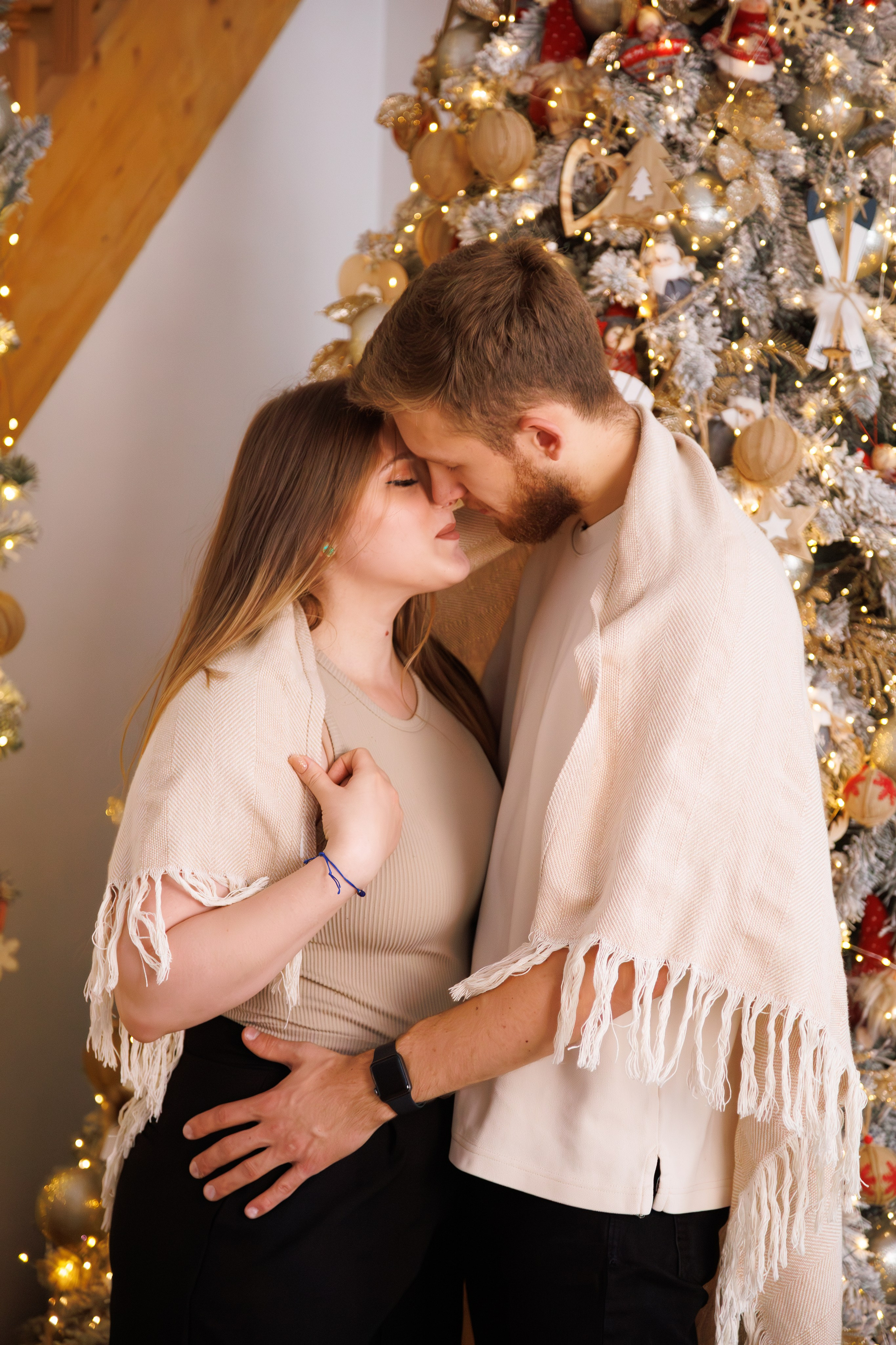 Семейная + новогодняя. Анастасия, Фотограф женского портрета и беременности в стиле vogue