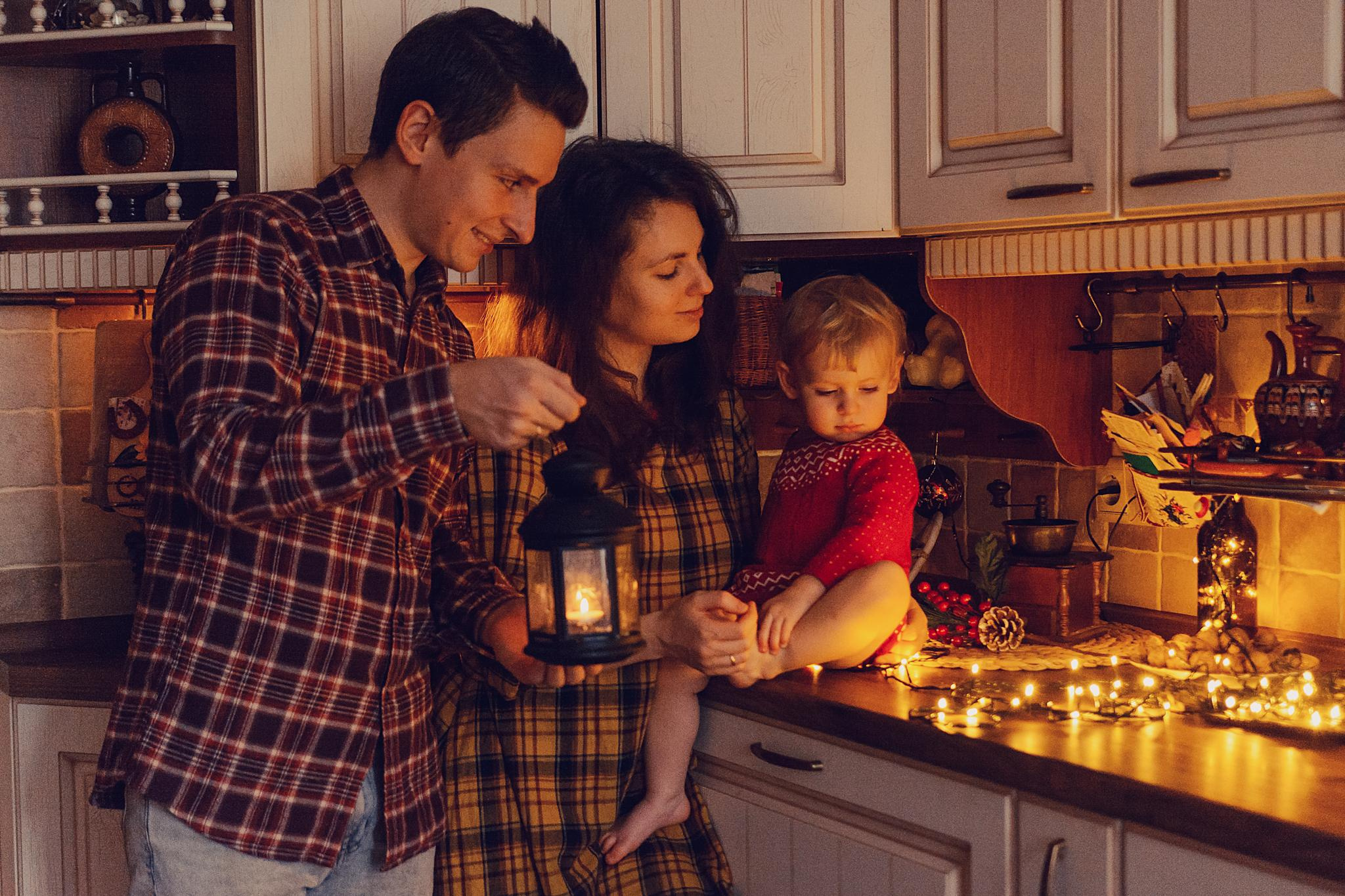 Новогодняя уютная фотосессия с печеньками. Семейный фотограф. Lifestyle. Москва. Анастасия Михайлова