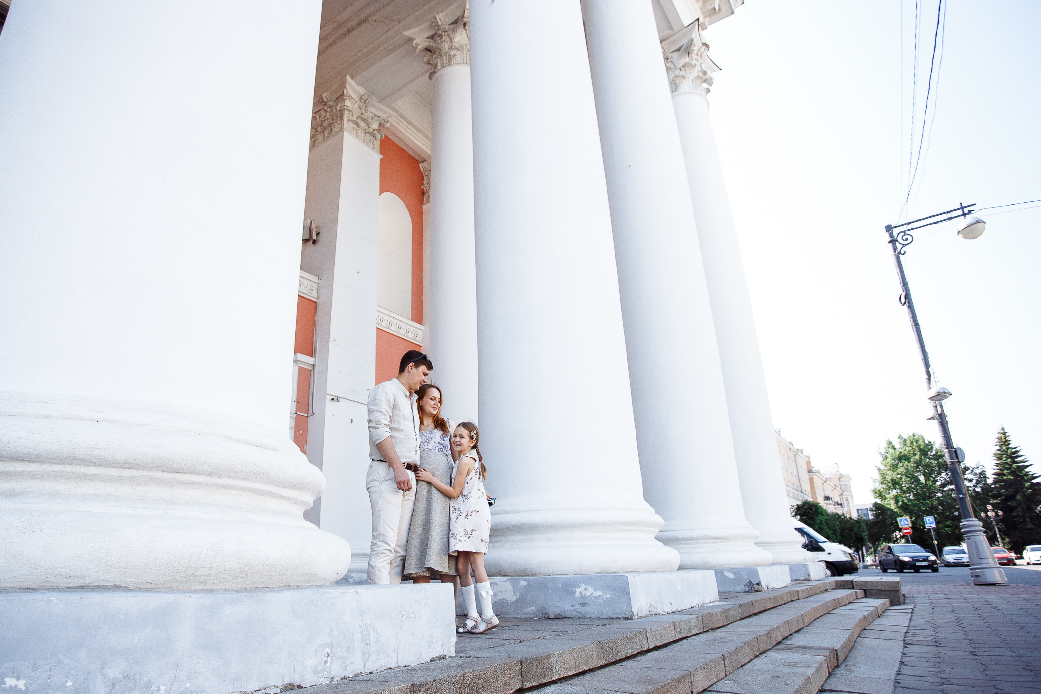 Семейная прогулка по городу. Свадебный и семейный фотограф в Твери, Москве, Санкт-Петербурге
