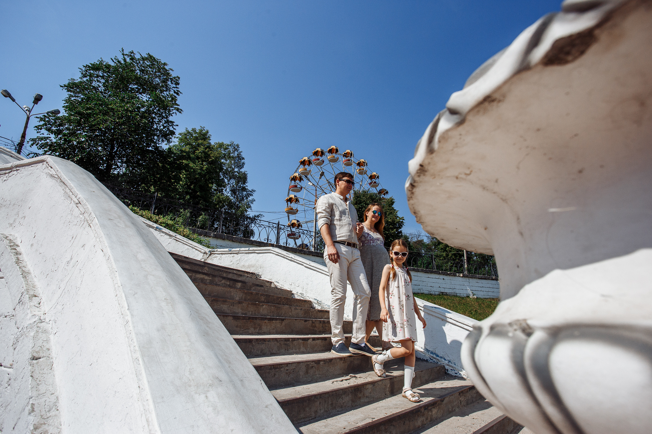Семейная прогулка по городу. Свадебный и семейный фотограф в Твери, Москве, Санкт-Петербурге