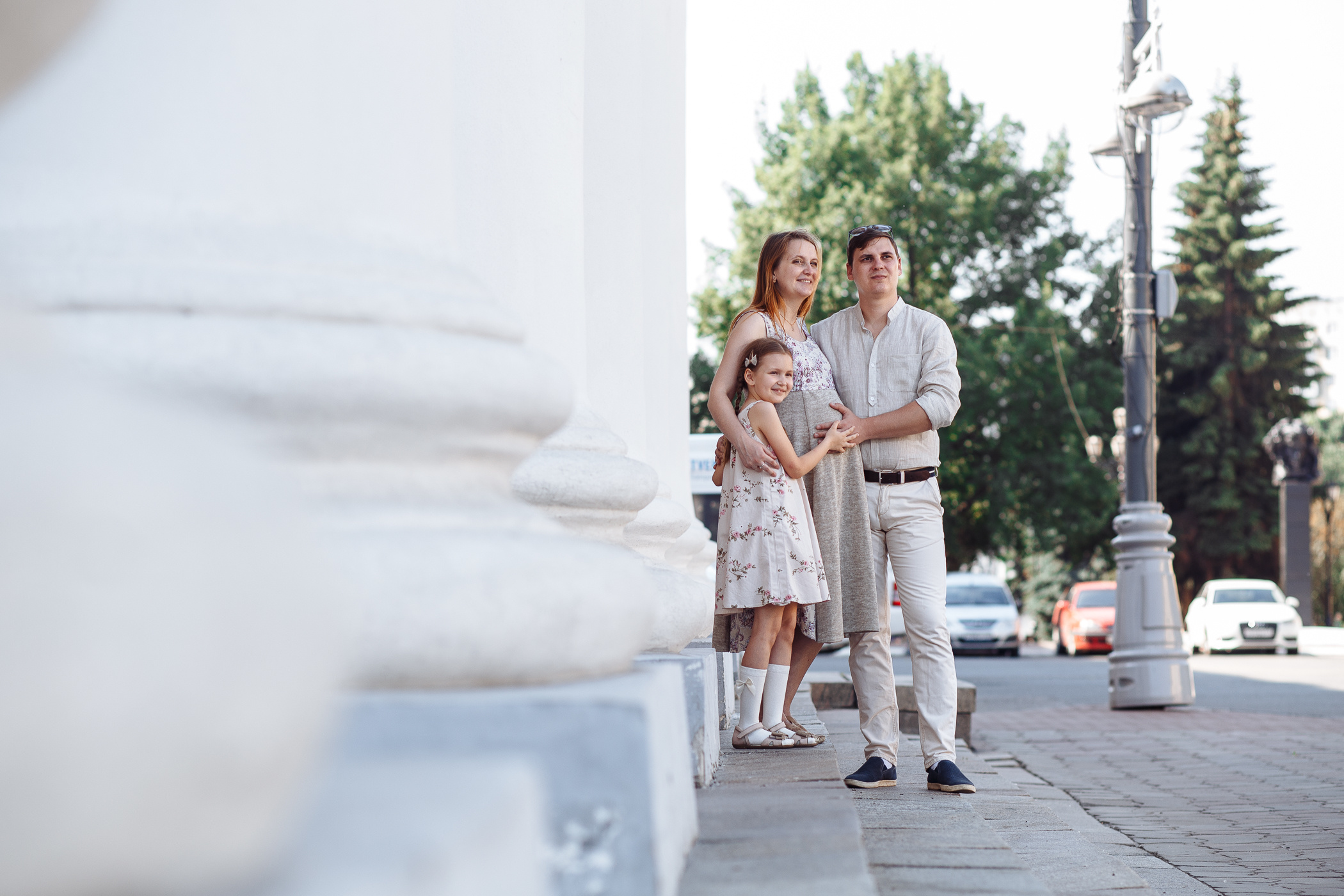 Семейная прогулка по городу. Свадебный и семейный фотограф в Твери, Москве, Санкт-Петербурге