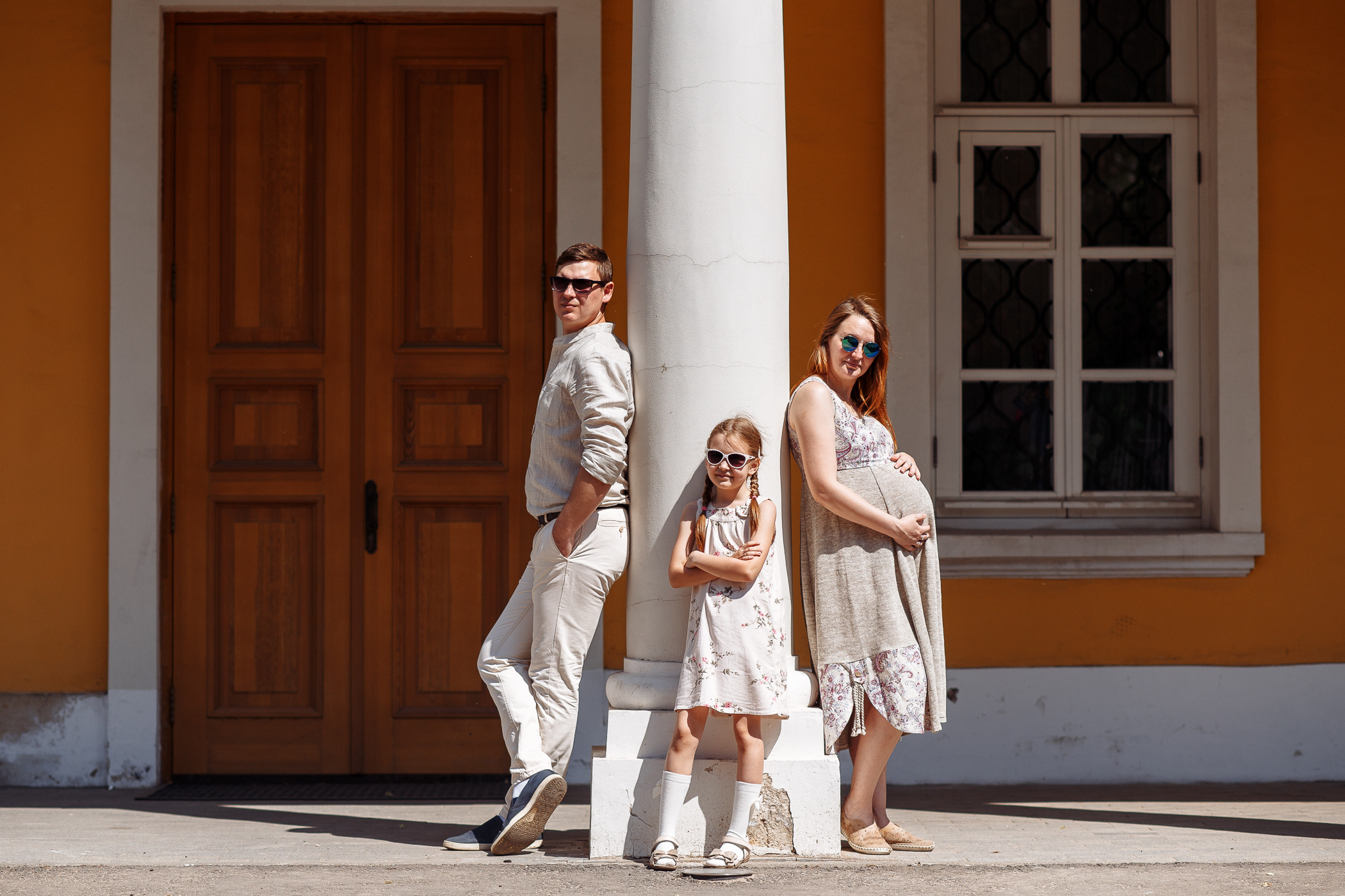 Семейная прогулка по городу. Свадебный и семейный фотограф в Твери, Москве, Санкт-Петербурге