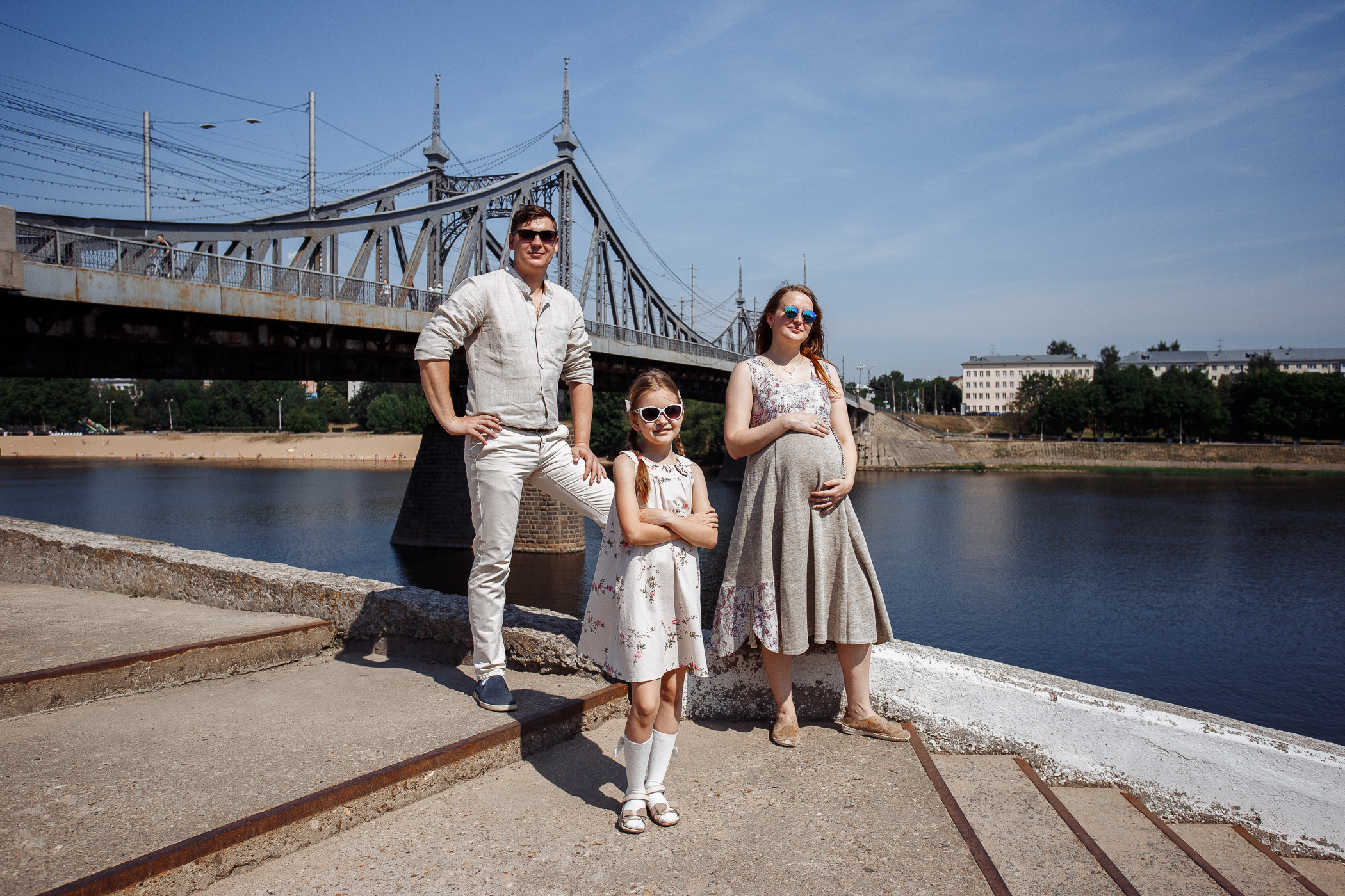 Семейная прогулка по городу. Свадебный и семейный фотограф в Твери, Москве, Санкт-Петербурге