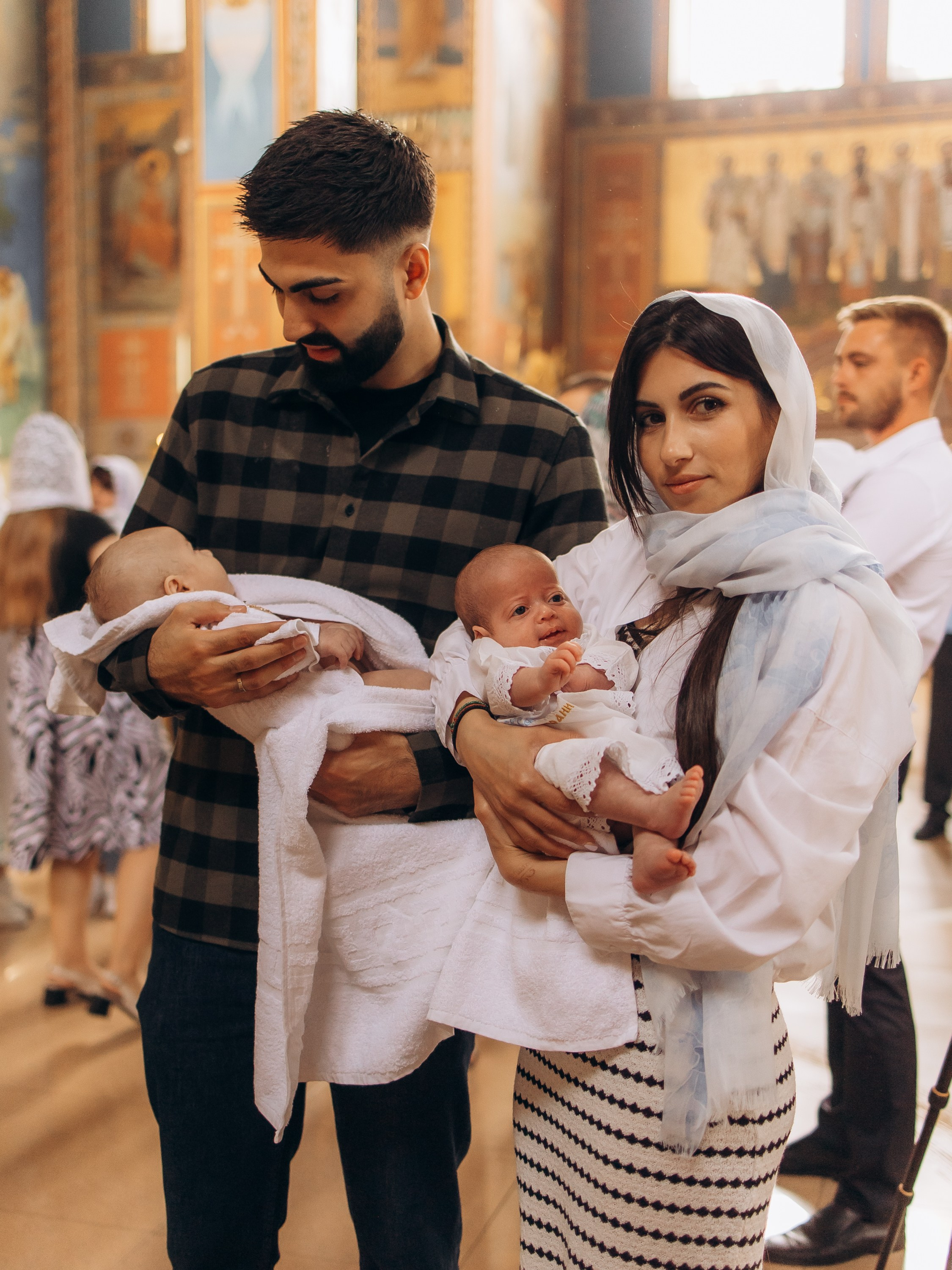 Крещение Николая и Александра. Семейный фотограф в Краснодаре Храмова Анна