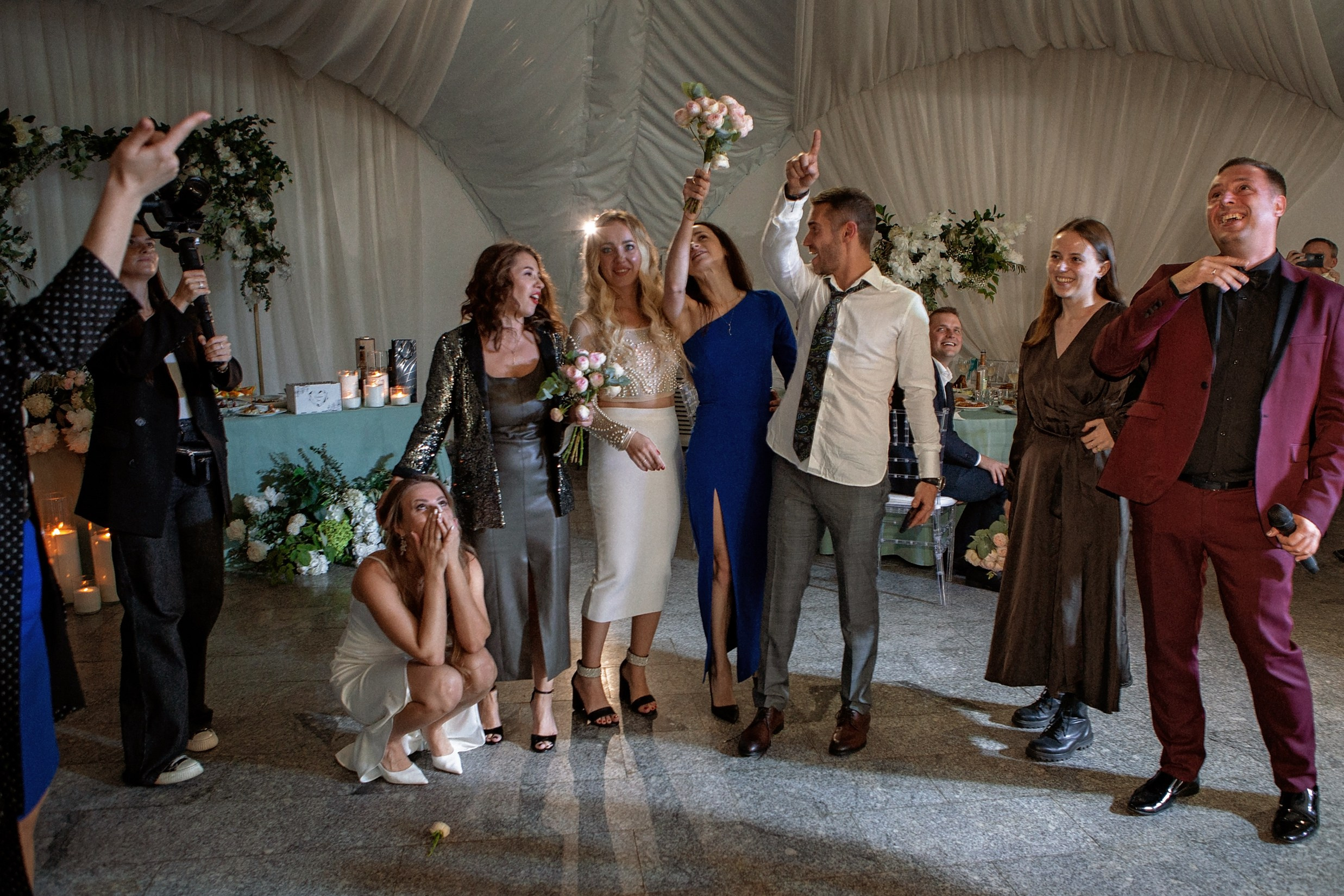 Свадьба с гостями. Свадебный и портретный фотограф Москва