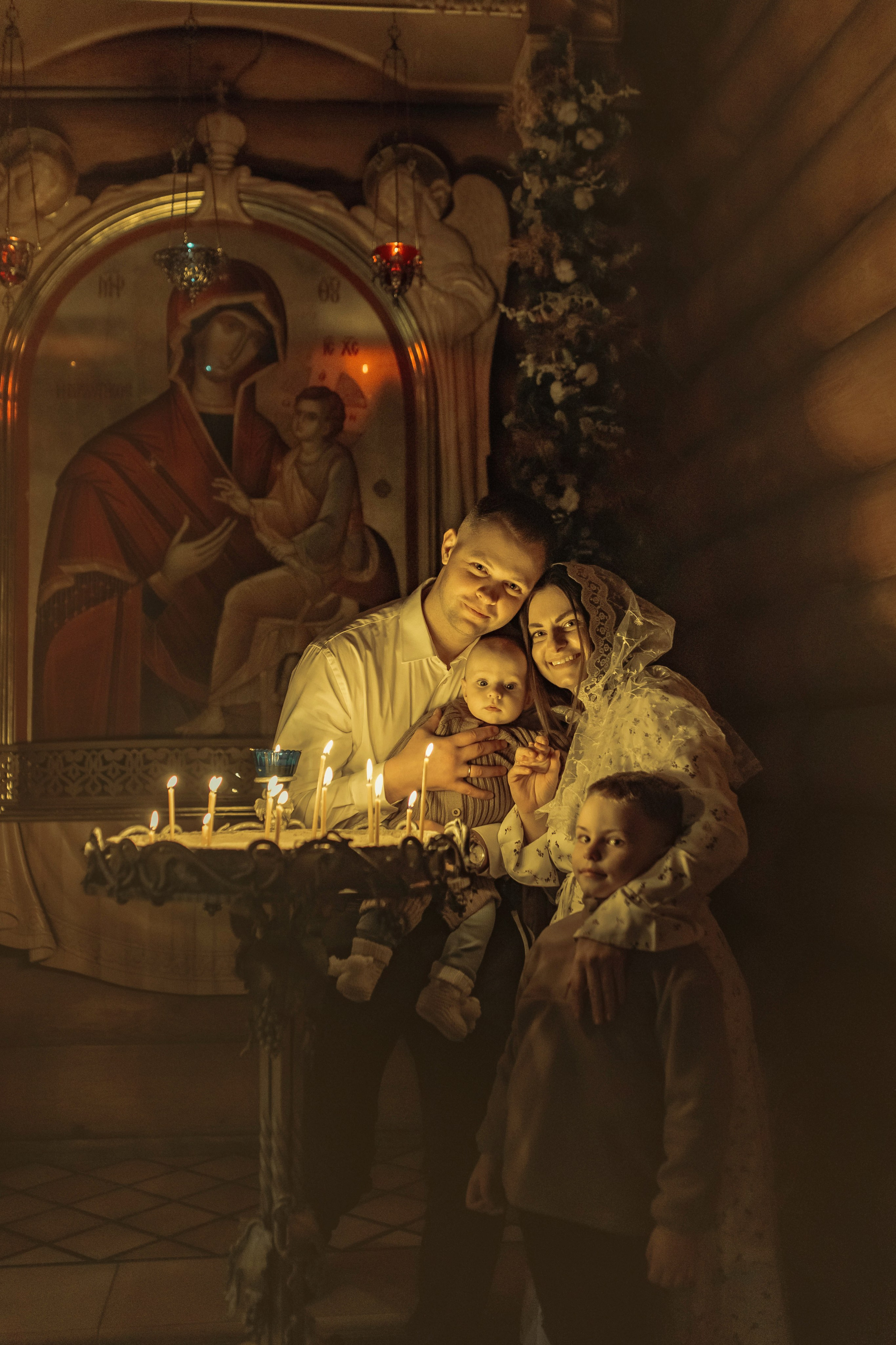 Крещение Матвея, храм Святой Троицы, декабрь 2025