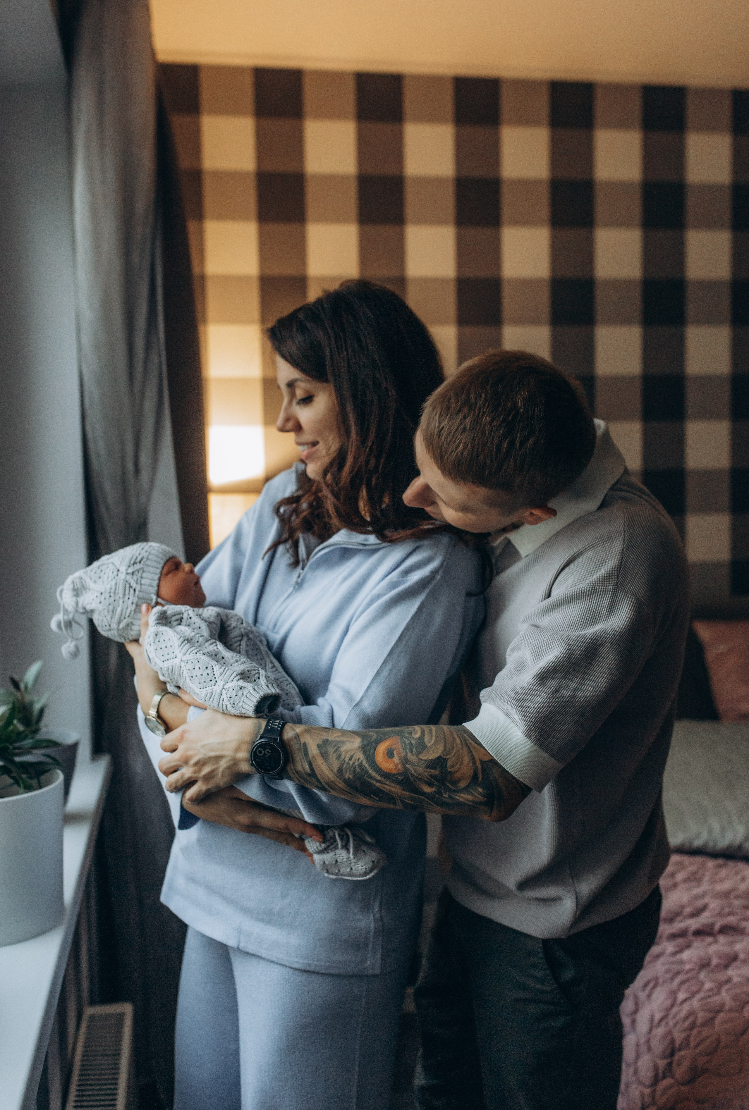 Выписка из роддома. Семейный и детский фотограф в Москве Антонина Смирнова