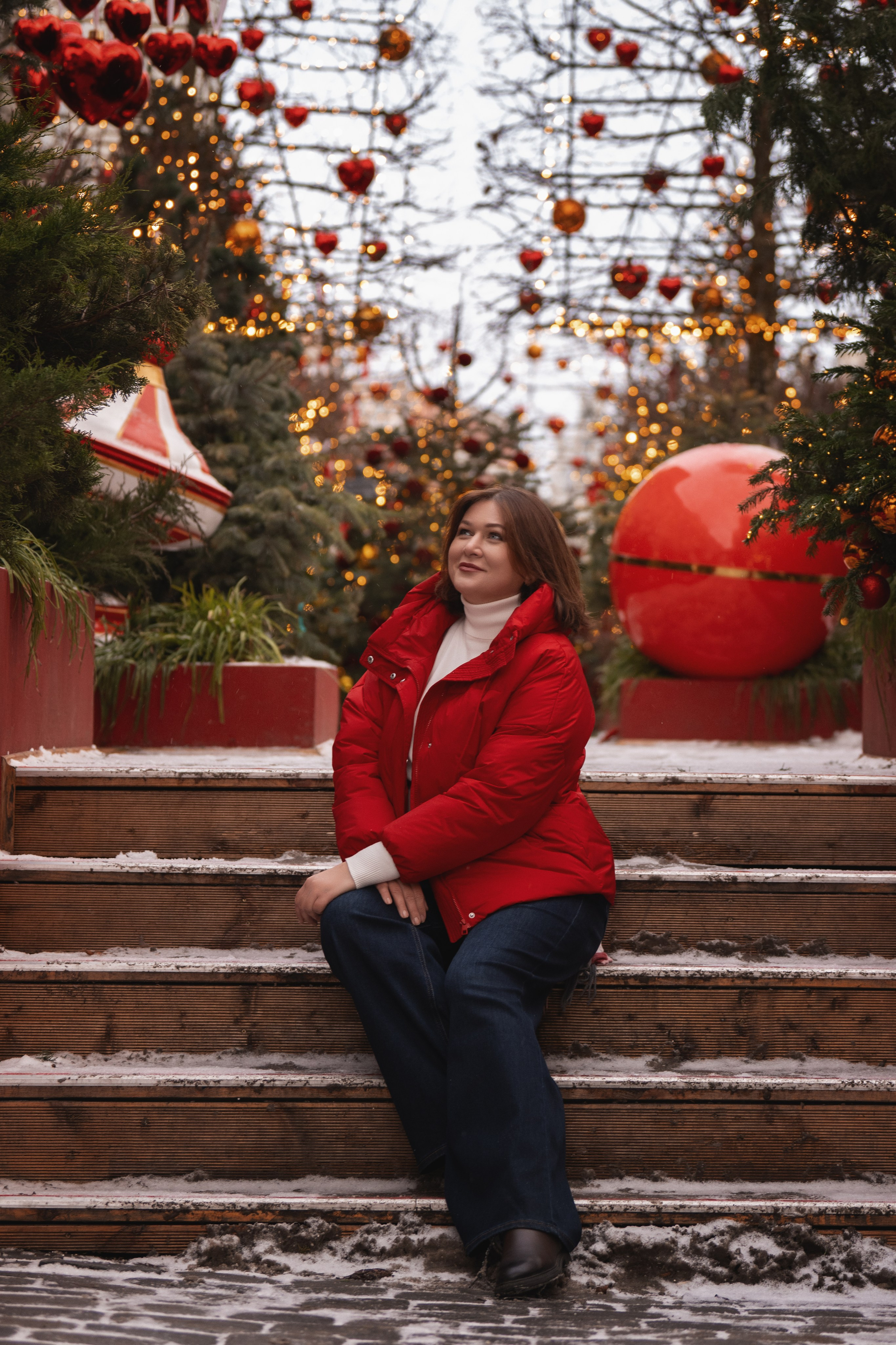 Фотосессия на улице зимой. Женский фотограф в Москве Богдашкина Динара