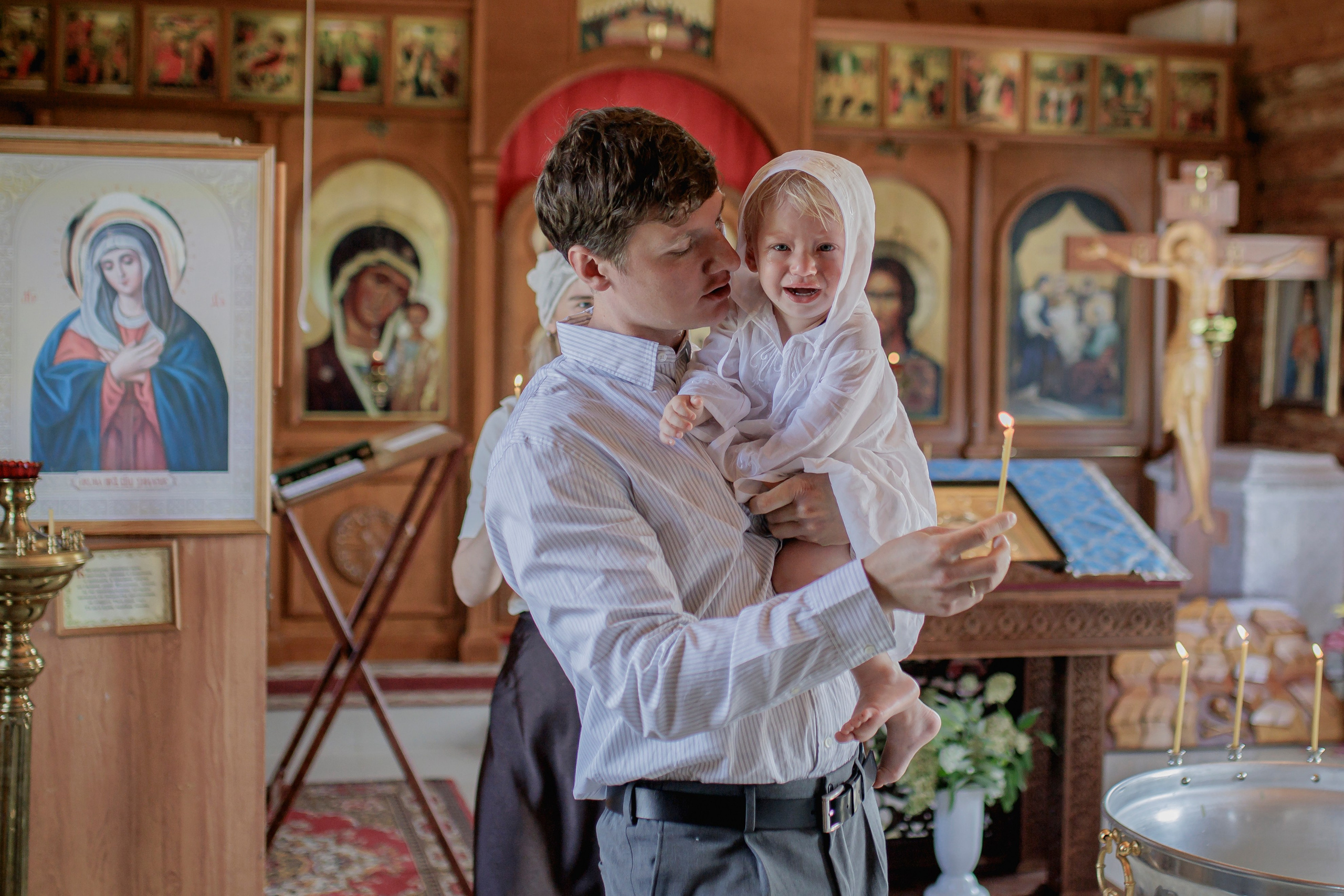 Сьемка Таинства Крещения. Семейный и детский фотограф в Рязани Васюгова Мария