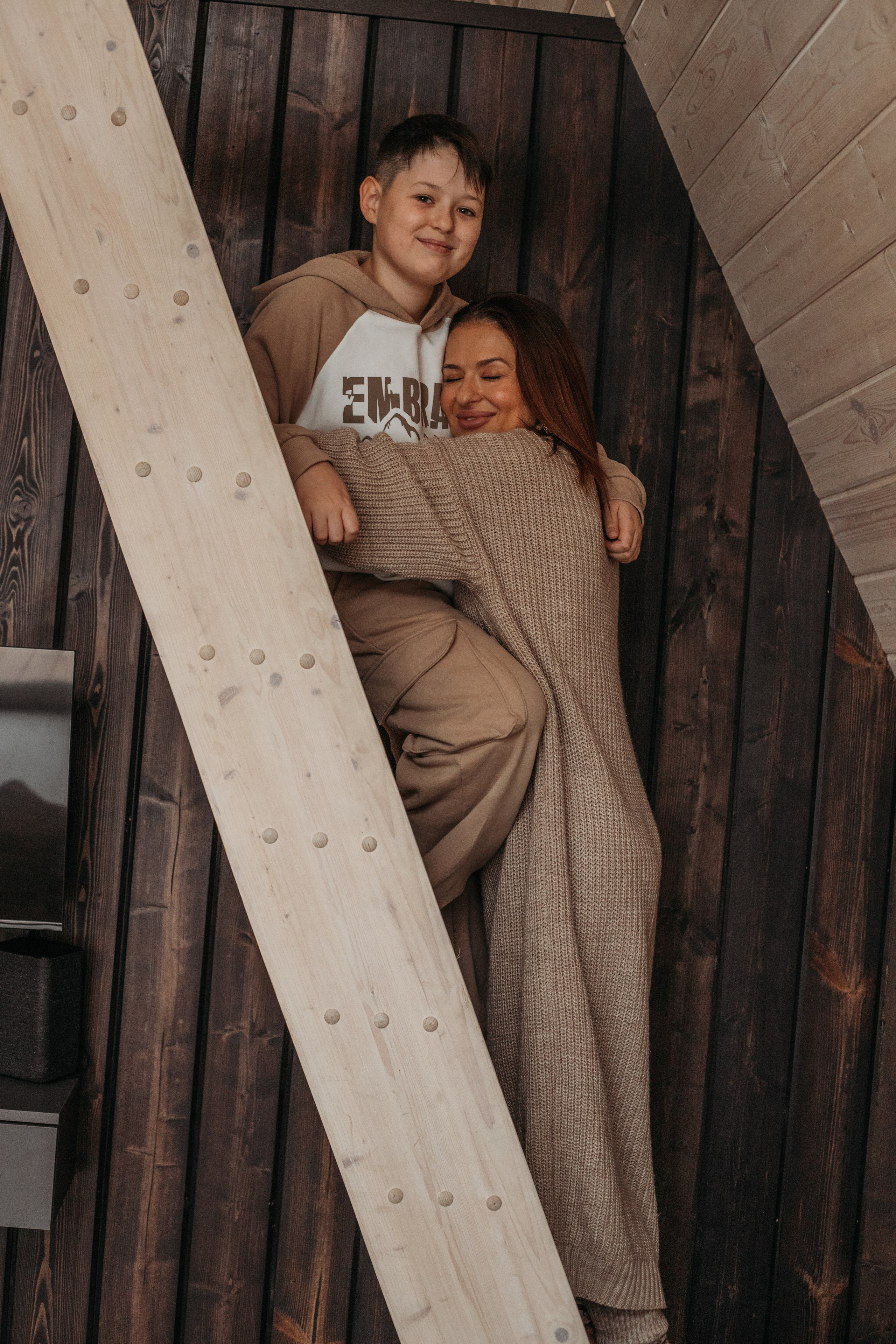 Новогодняя съемка в домике, для семьи Вероники. Венера Гайн. Репортажный фотограф  Тюмень. Обучение фотографии с 0