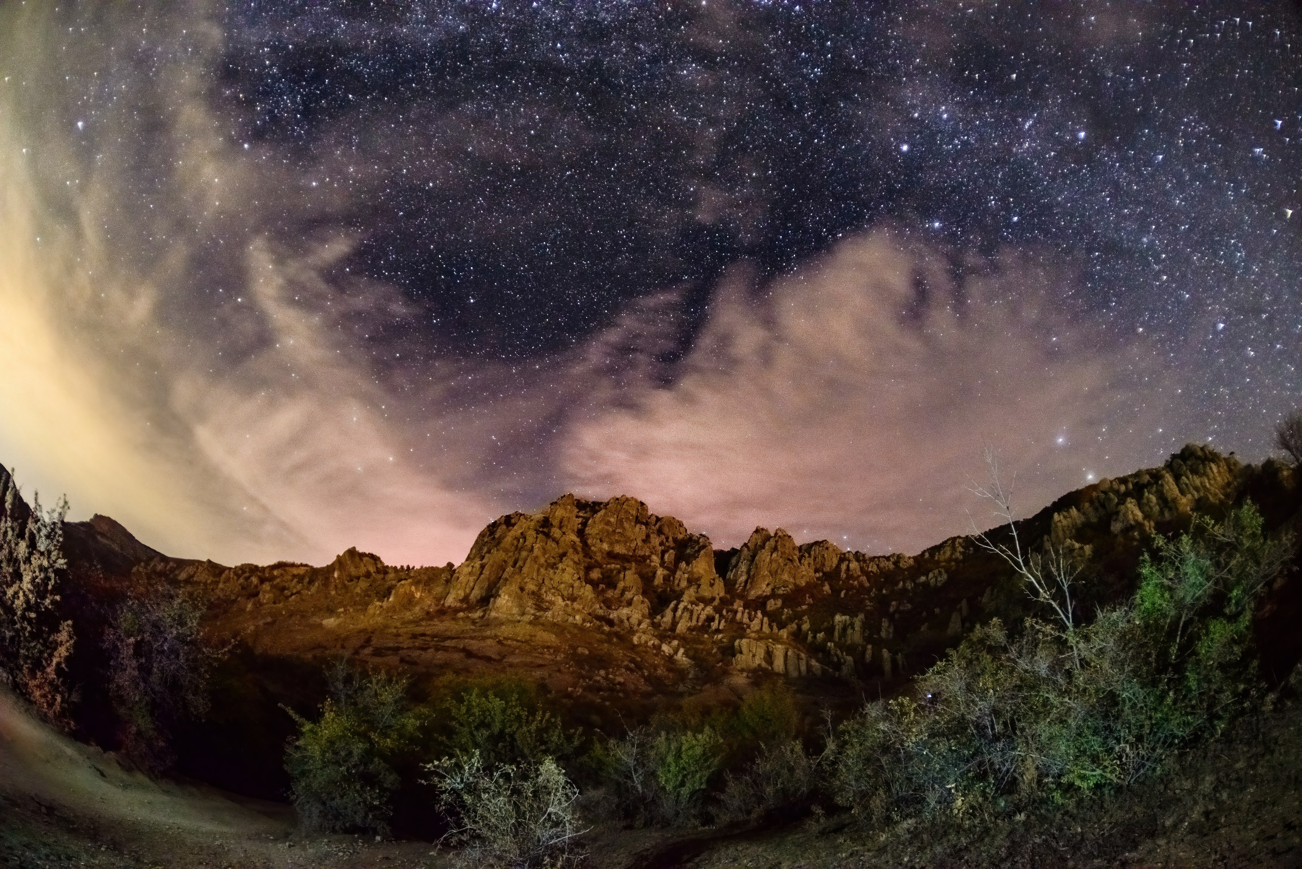 Ночь в окрестностях Алушты.