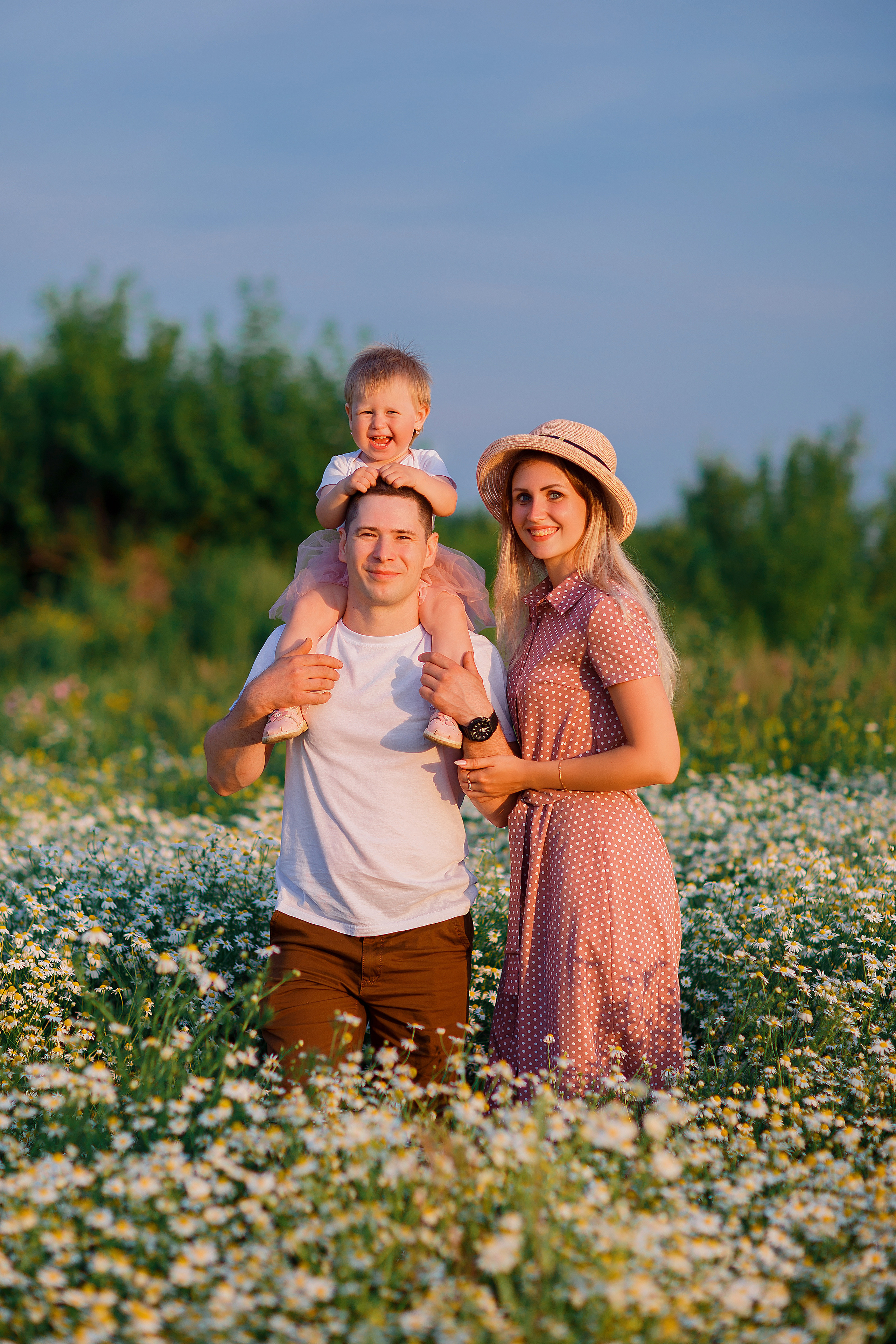 Семья Миланы, ромашки. Детский и семейный фотограф в Пензе Лена бешенова