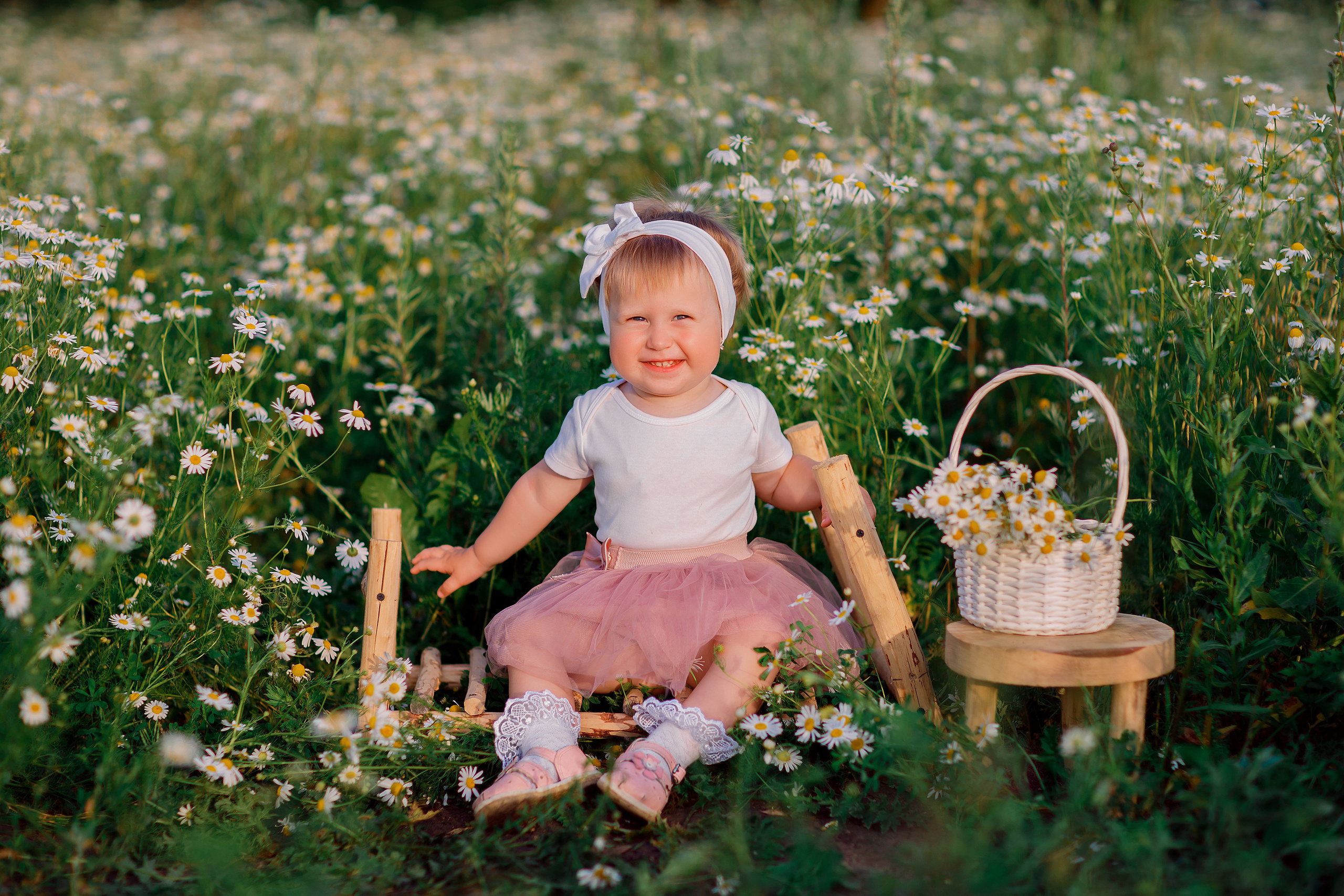 Семья Миланы, ромашки. Детский и семейный фотограф в Пензе Лена бешенова