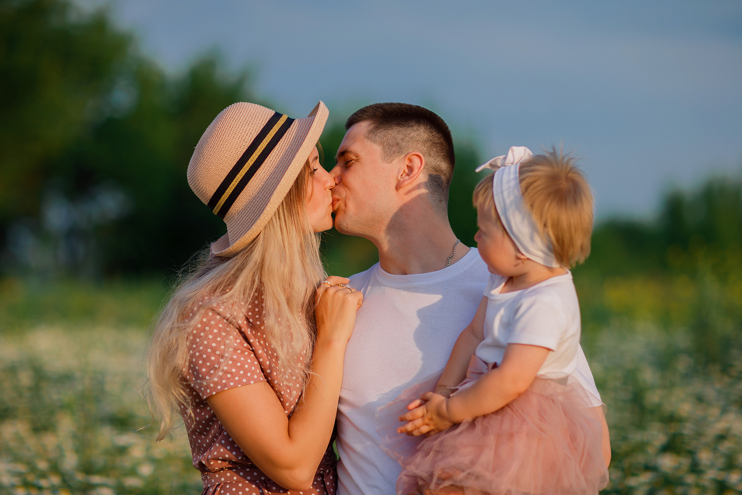 Семья Миланы, ромашки. Детский и семейный фотограф в Пензе Лена бешенова